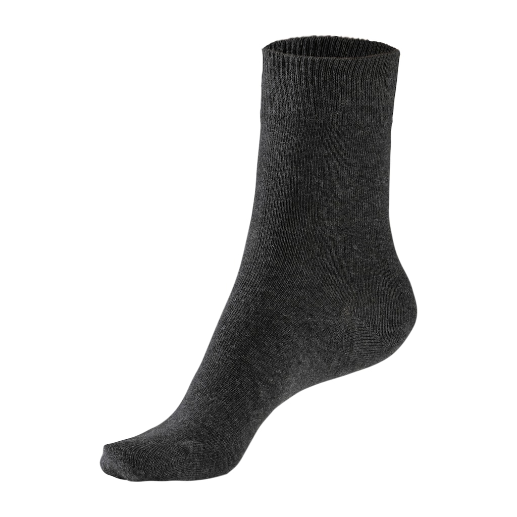 H.I.S Basicsocken, (Packung, 5 Paar), mit besonders weichem Bündchen