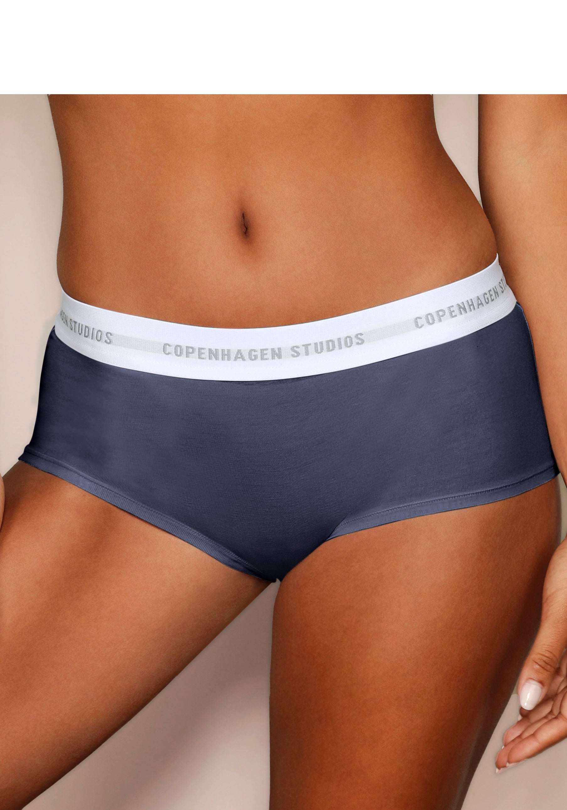 Copenhagen Studios Panty avec ceinture logo douce et en qualité coton-modal élastique