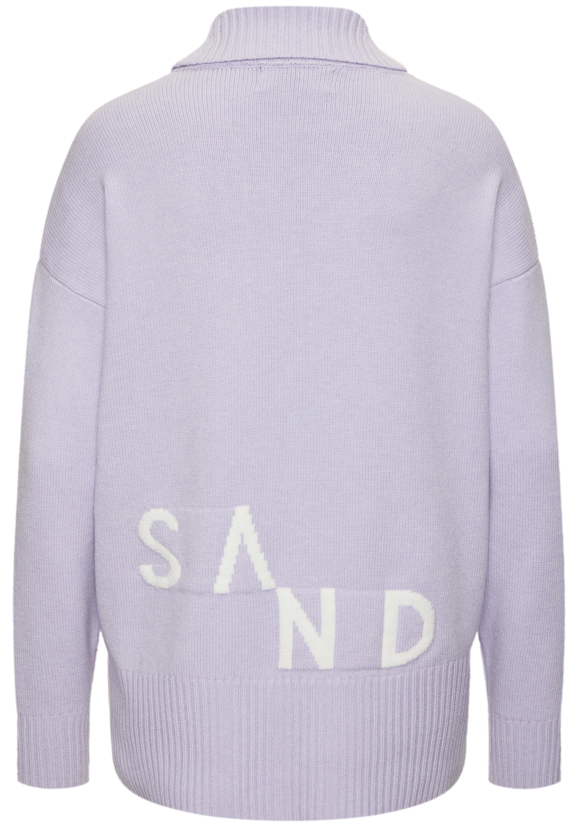 Elbsand Pull à col roulé »mit eingestricktem Logoschriftzug« Kuscheliger Strickpullover, lockere Passform, super weich, casual