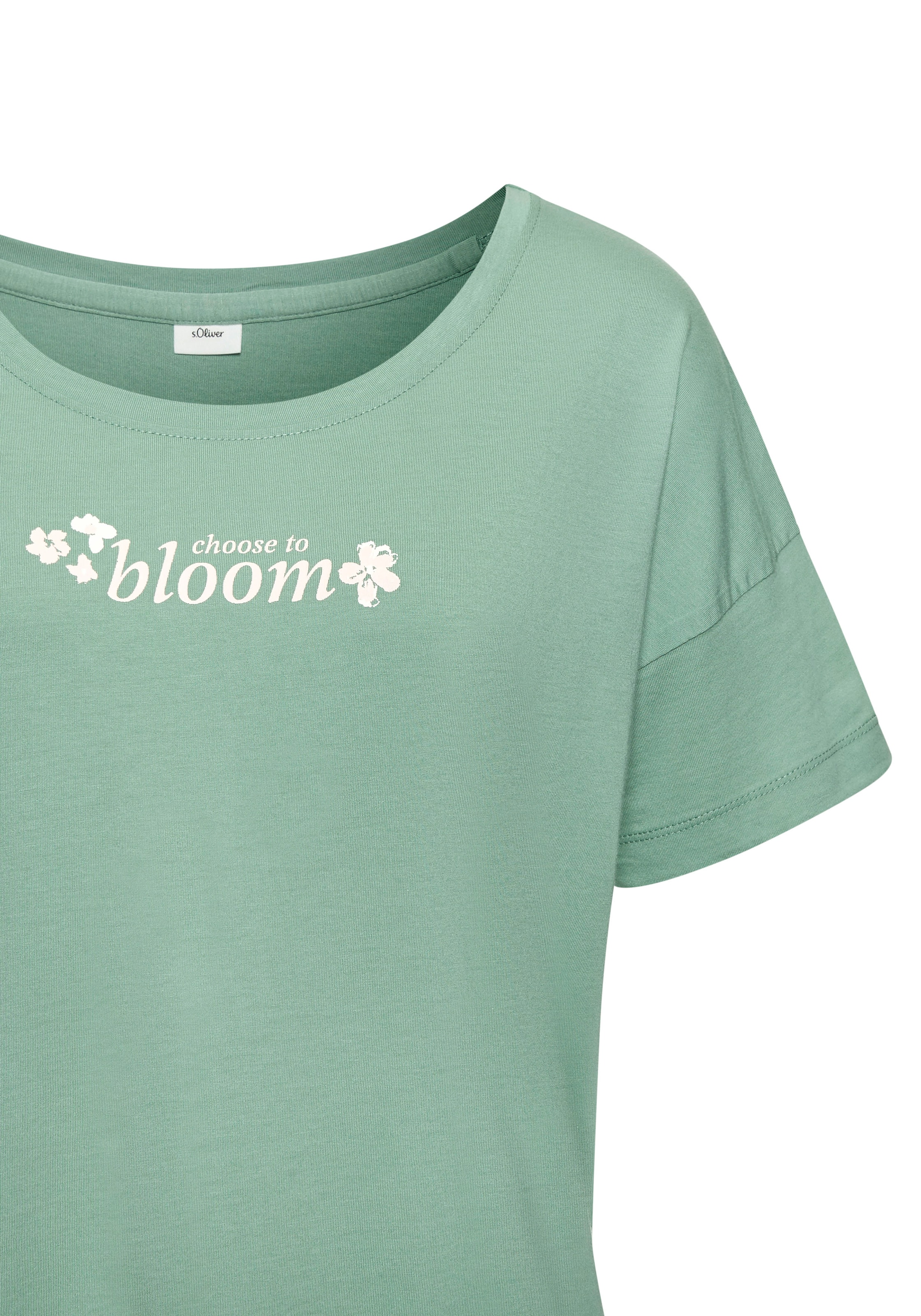 s.Oliver Nachthemd mit kleinem Frontprint