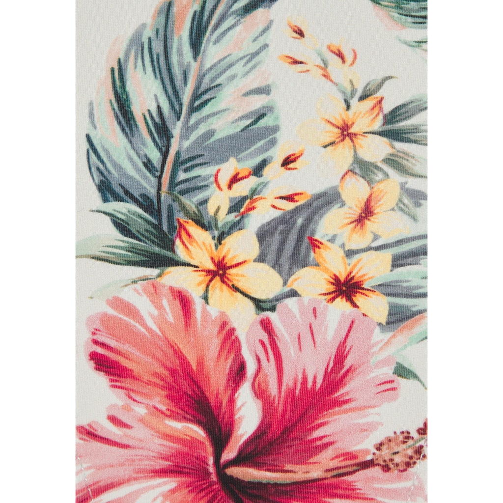 LASCANA Bikini-Hose »Salsa«, mit Zierringen und tollem Blumenprint
