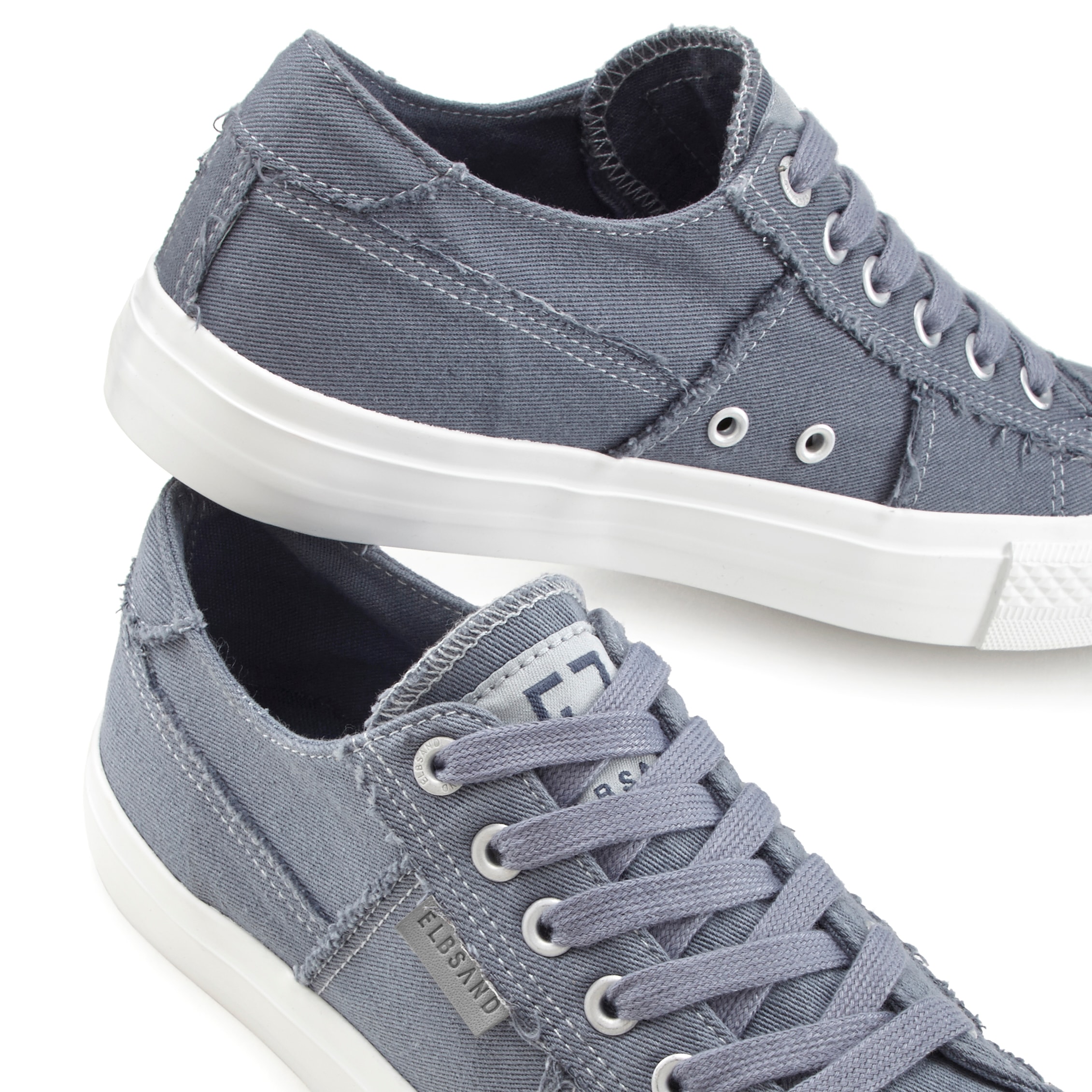 Elbsand Sneaker »Schnürschuh«, Schnürhalbschuh, Freizeitschuh aus Textil, Used-Look VEGAN