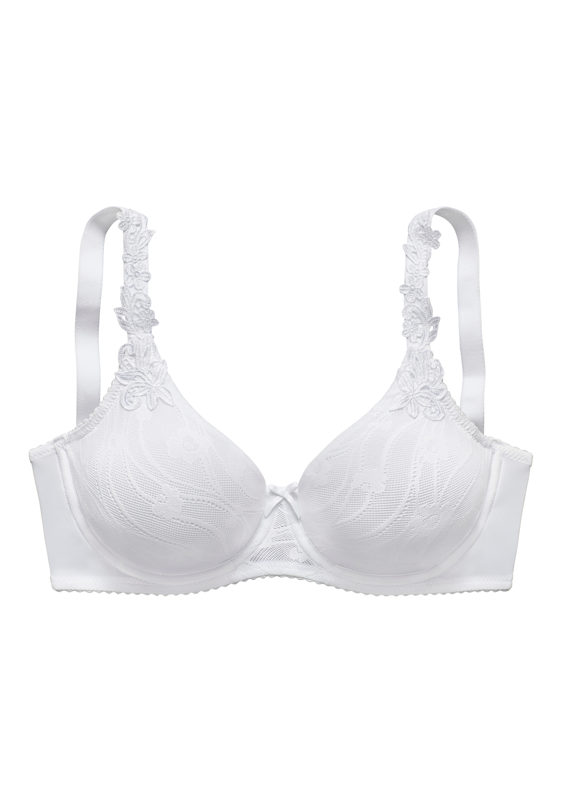 Soutien-gorge minimiseur à armatures Nuance doublé de dentelle jacquard