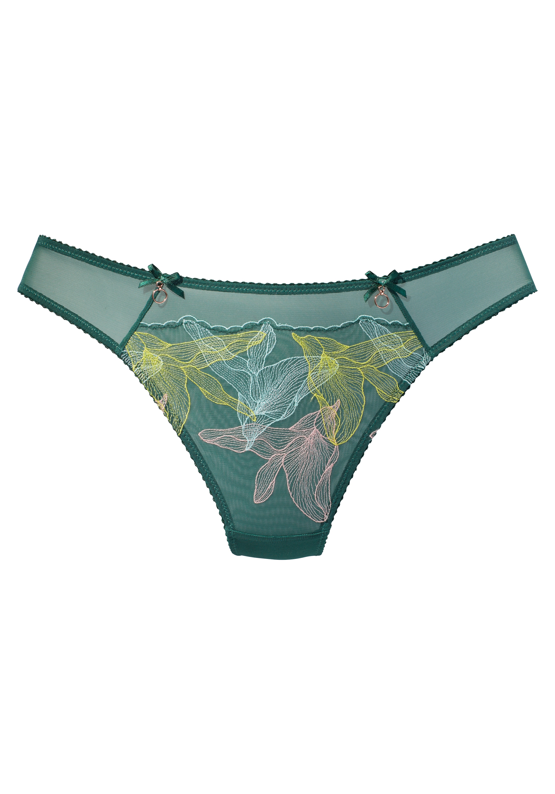 LASCANA String »Gabriella«, aus Mesh mit hauchzarter Stickerei, transparente Unterwäsche