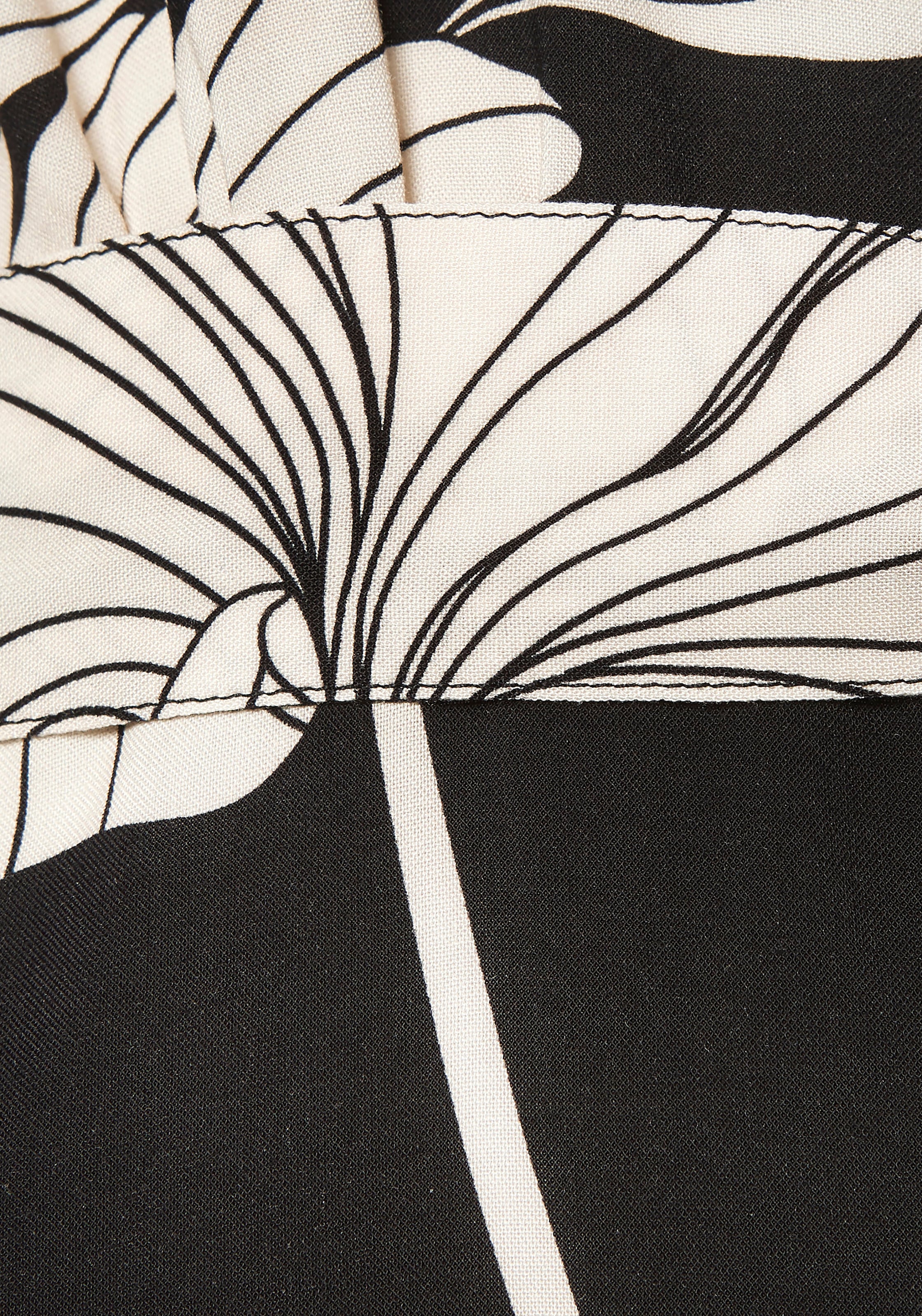 Vivance Hemdblusenkleid mit Bindegürtel,  Ohne Taschen mit Blumendruck