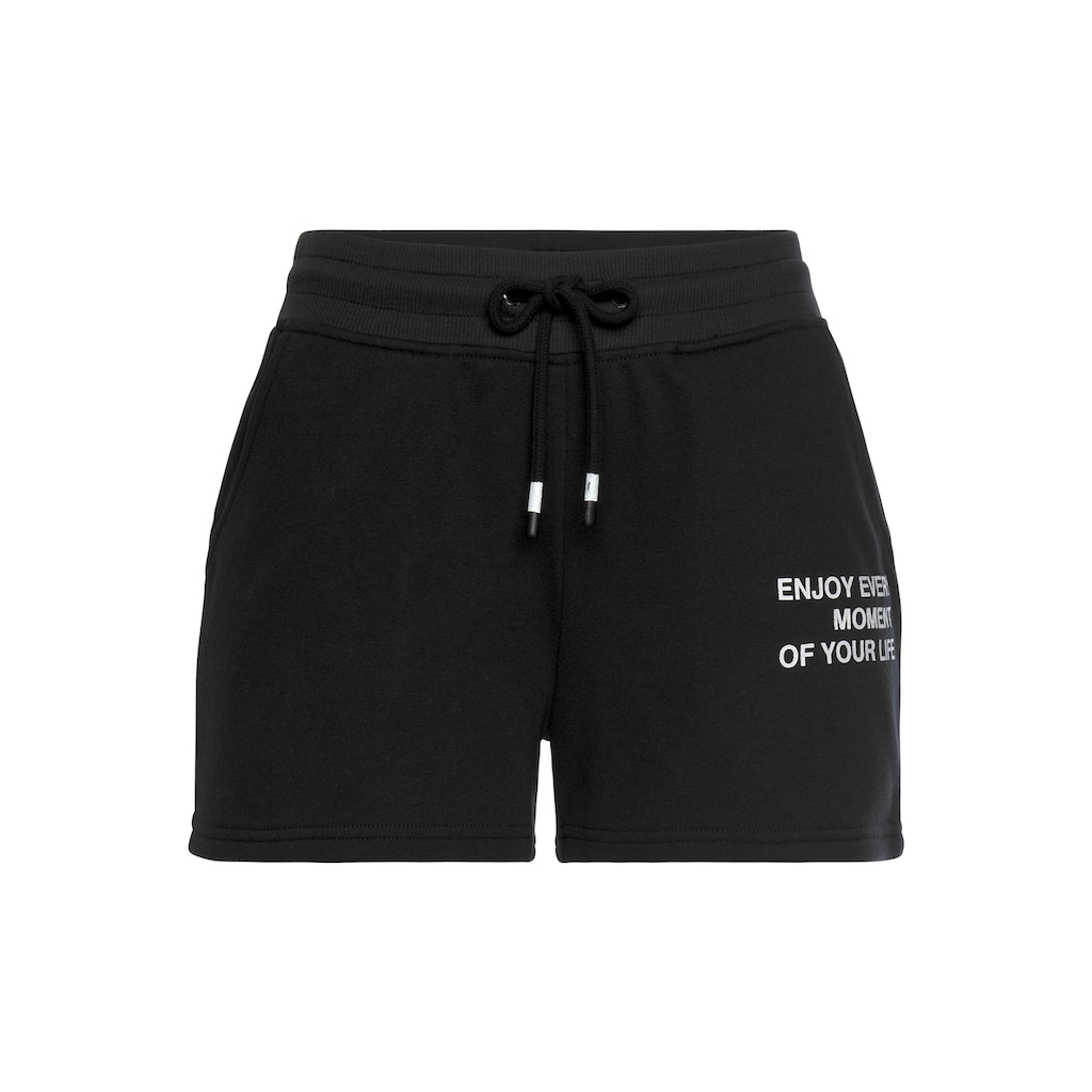 Buffalo Sweatshorts, mit Statement Druck, Loungewear