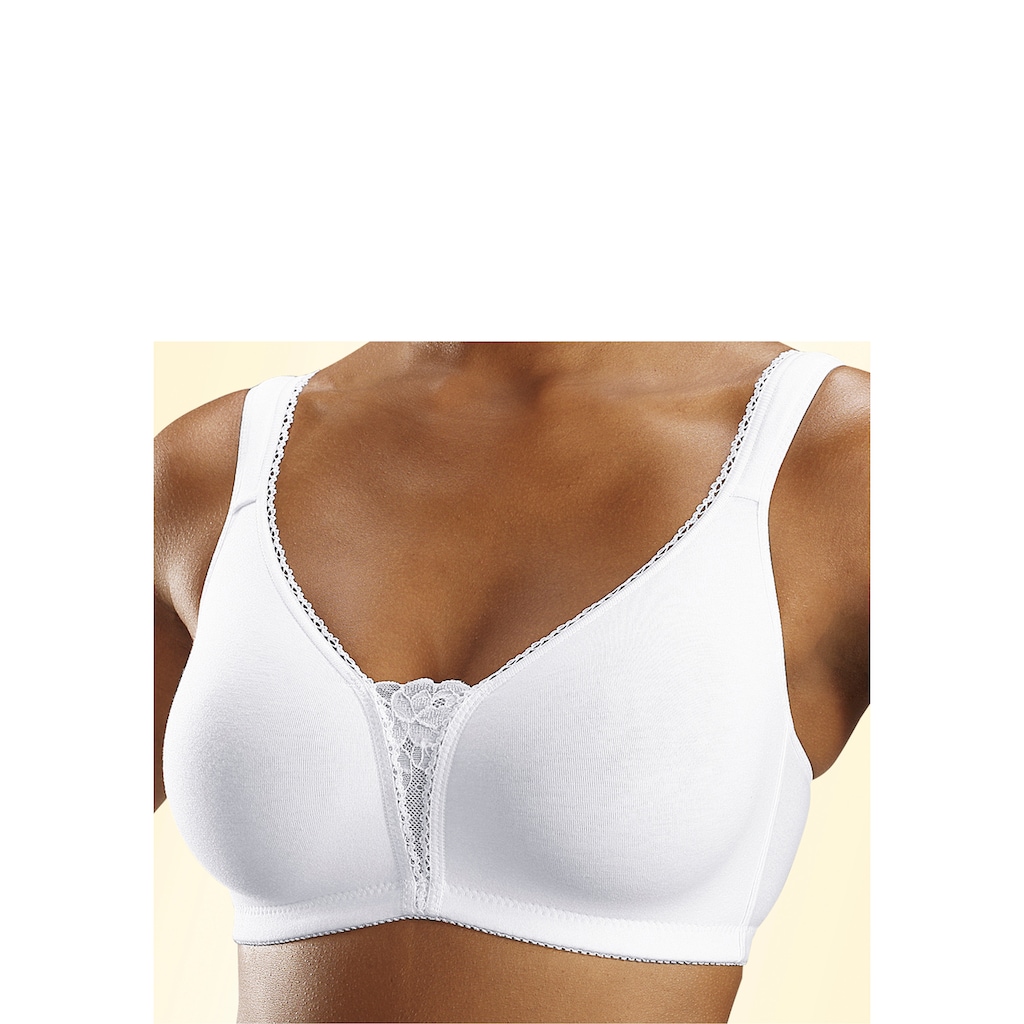 petite fleur Soft-BH, ohne Bügel mit Spitzen-Details