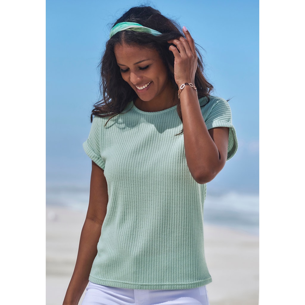 Vivance Kurzarmshirt »aus weicher Piqué-Qualität«, (2er-Pack)