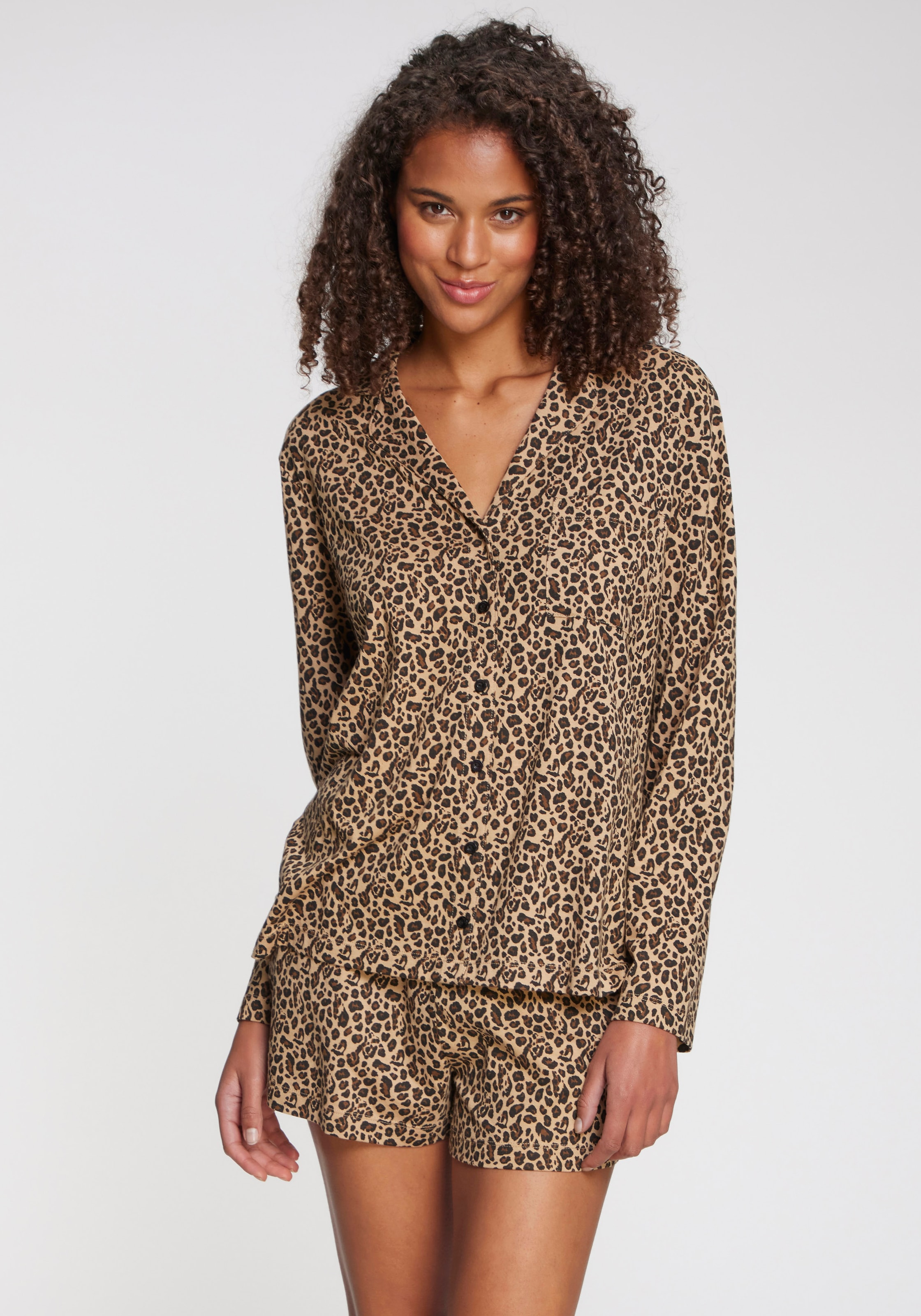 s.Oliver Shorts de pyjama  mit Seitennahttaschen