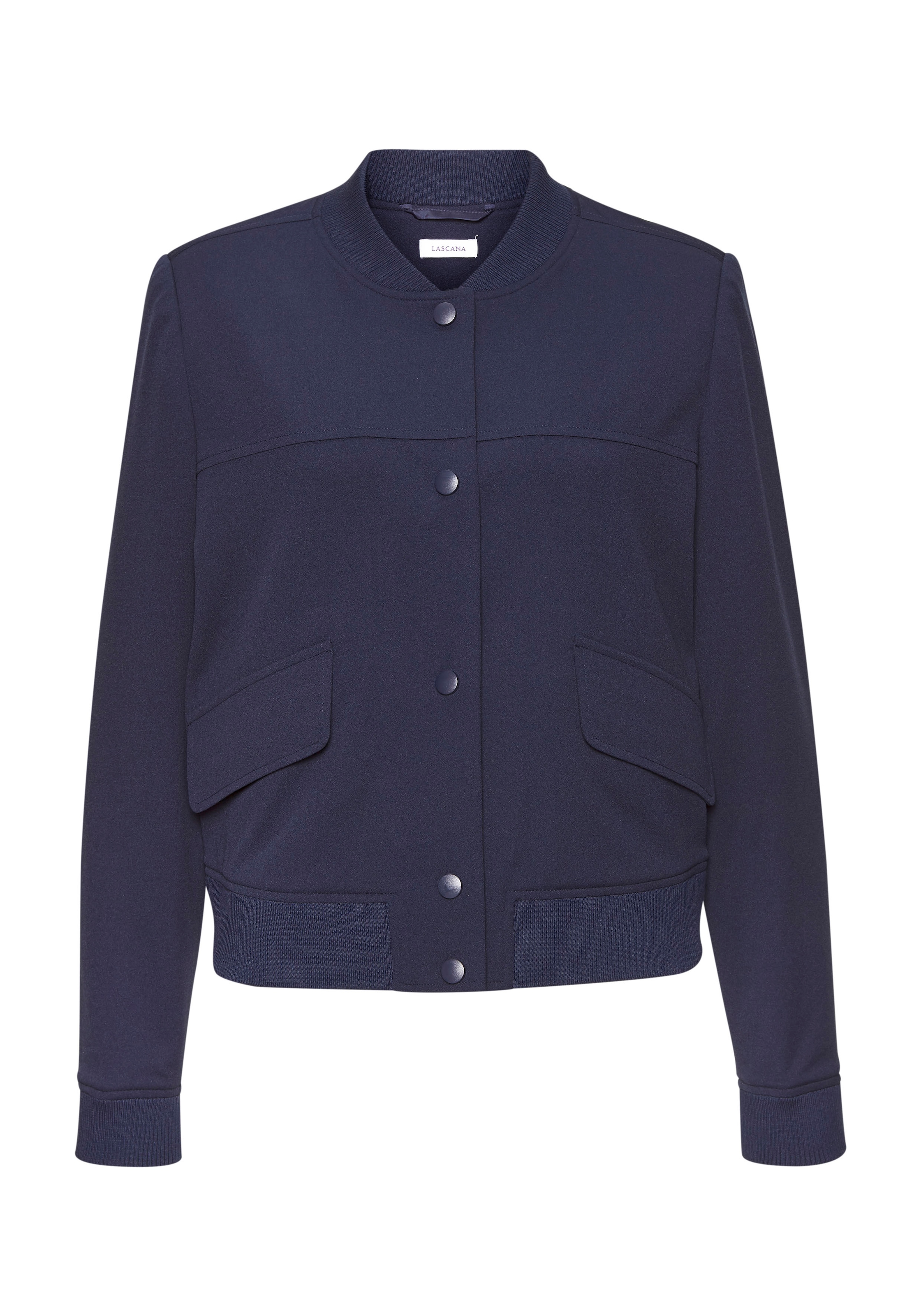 LASCANA Bomberjacke mit Druckknöpfen, Kurzjacke, sportlich-chic