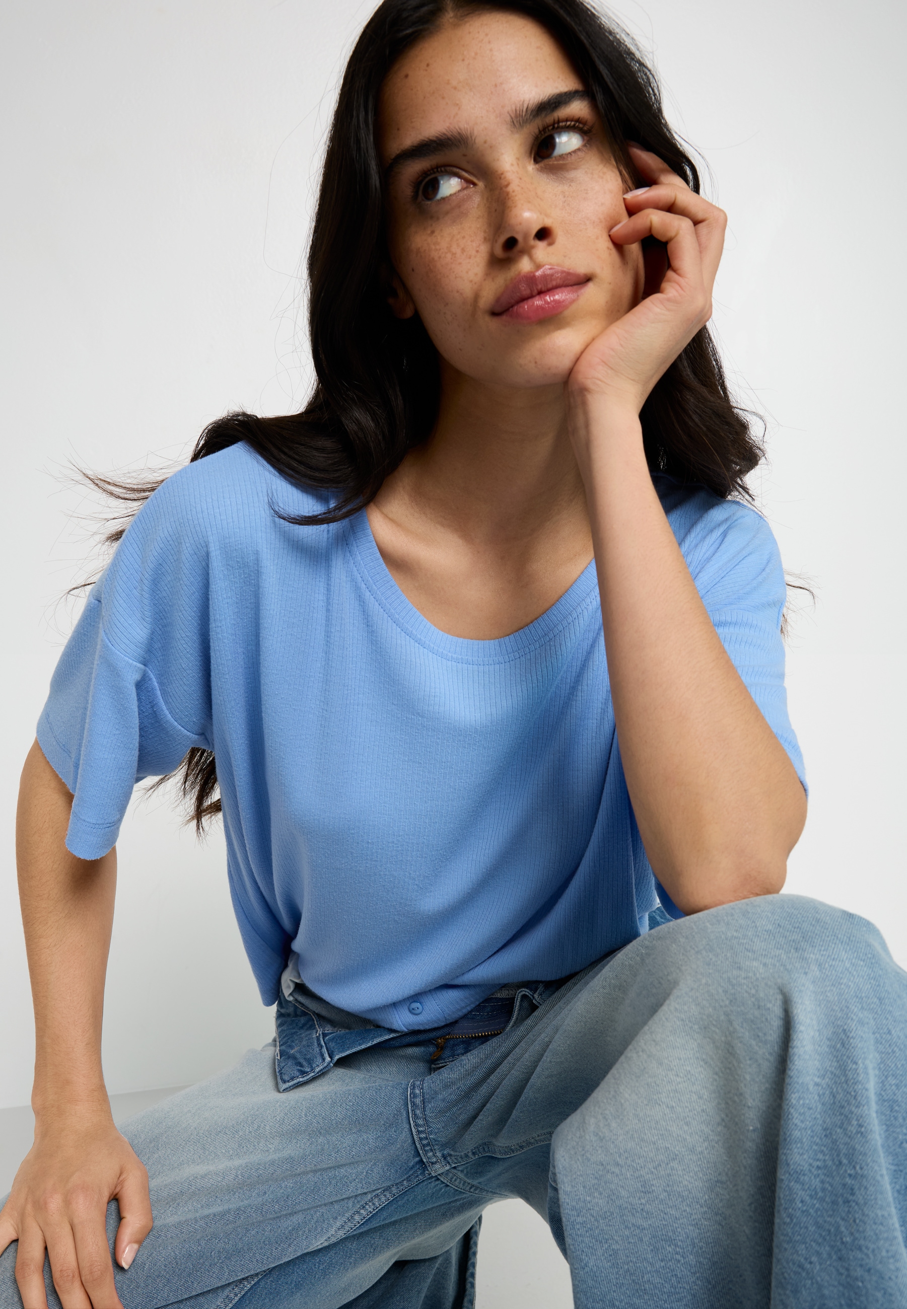 LSCN by LASCANA Shorty 2 pièces mit Zierknopfleiste an der Hose