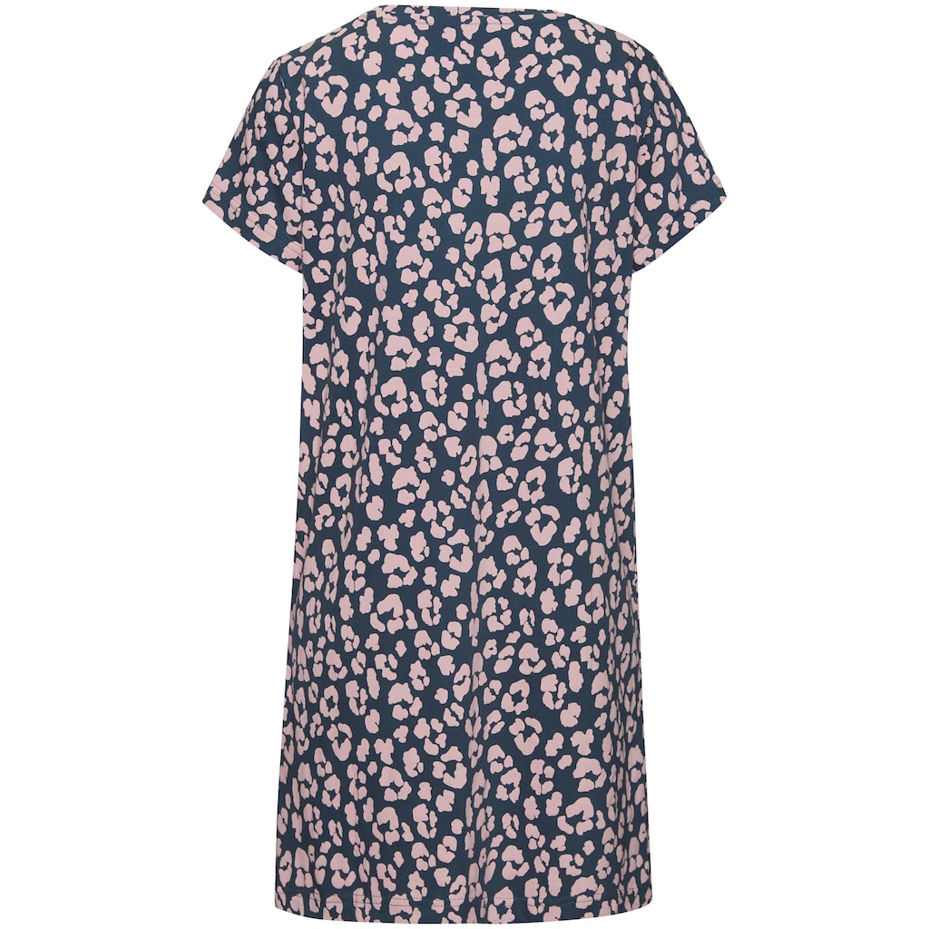 Vivance Dreams Sleepshirt, (2er-Pack), mit Leo-Muster