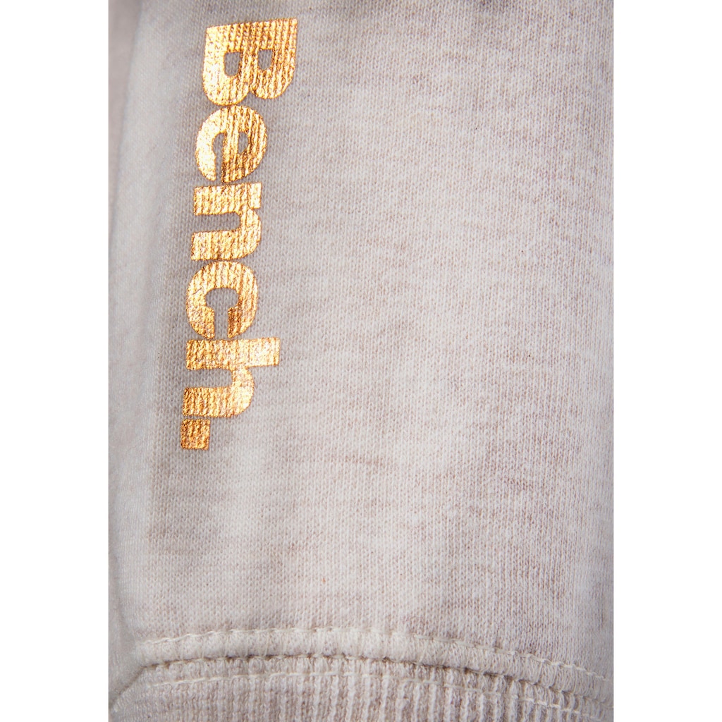 Bench. Loungewear Sweatjacke, mit Taschen und Zipper, Loungeanzug