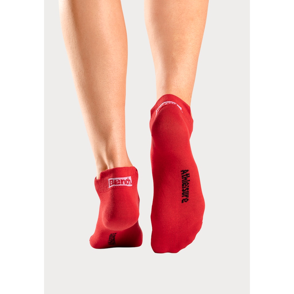 Bench. Sneakersocken, (Packung, 6 Paar), mit Lüftungskanälen in Netzstruktur