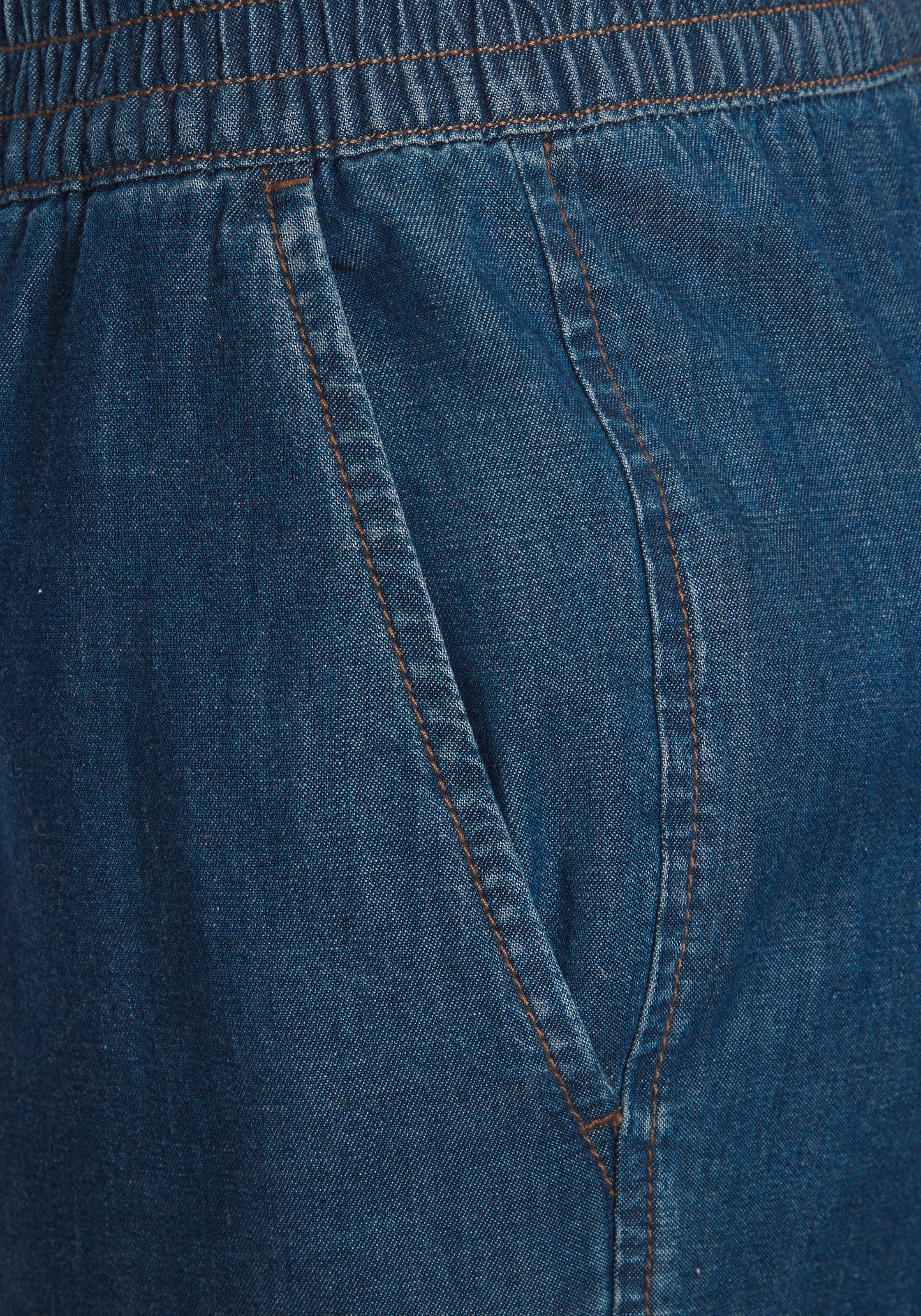 H.I.S Pantalon de jogging  gerade geschnitten, in Denim Optik