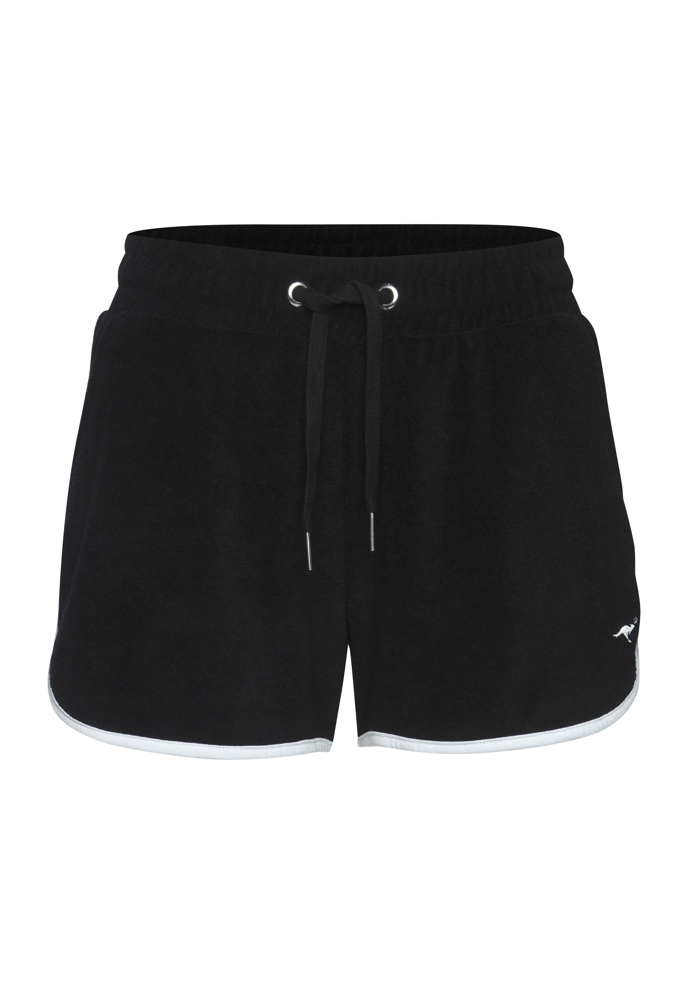 KangaROOS Relaxshorts  mit sportlichem Seitenstreifen und weichem Frottee Material