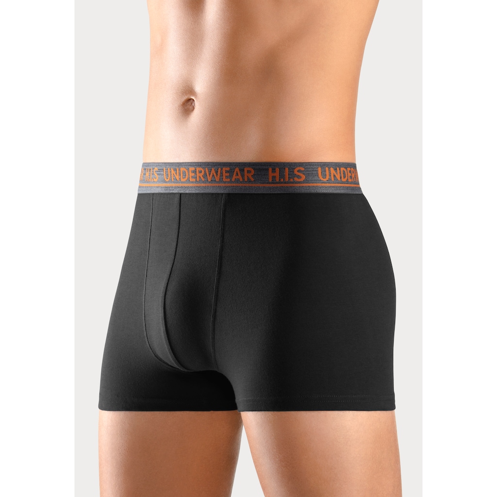 H.I.S Boxer »Boxershorts für Herren«, (Packung, 4 St.), mit bequemem Stretchbündchen