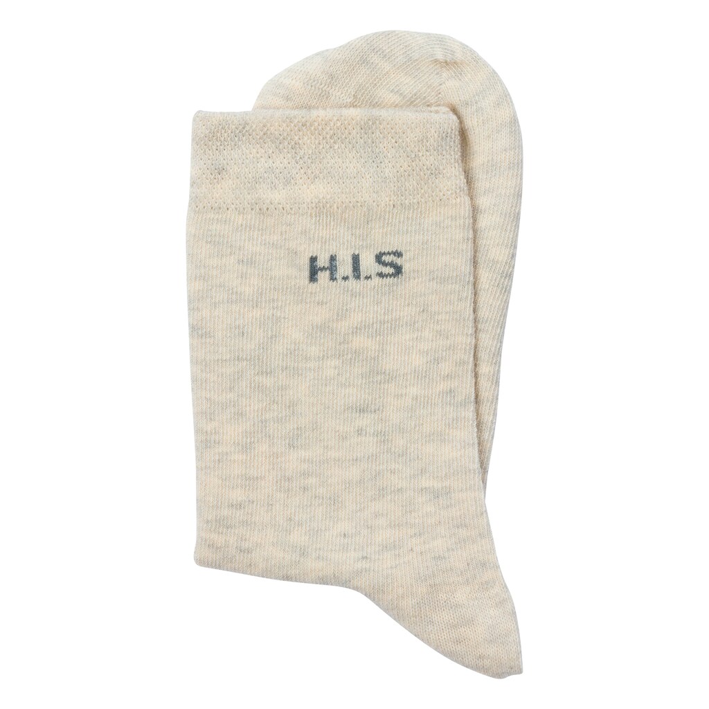 H.I.S Socken, (Packung, 4 Paar), ohne einschneidendes Bündchen