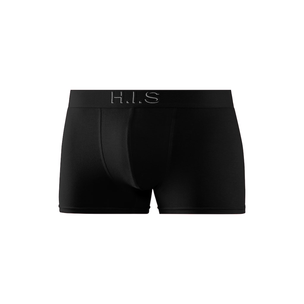 H.I.S Boxer »Boxershorts für Herren«, (Packung, 5 St.), Logo Webbund mit 3D Effekt