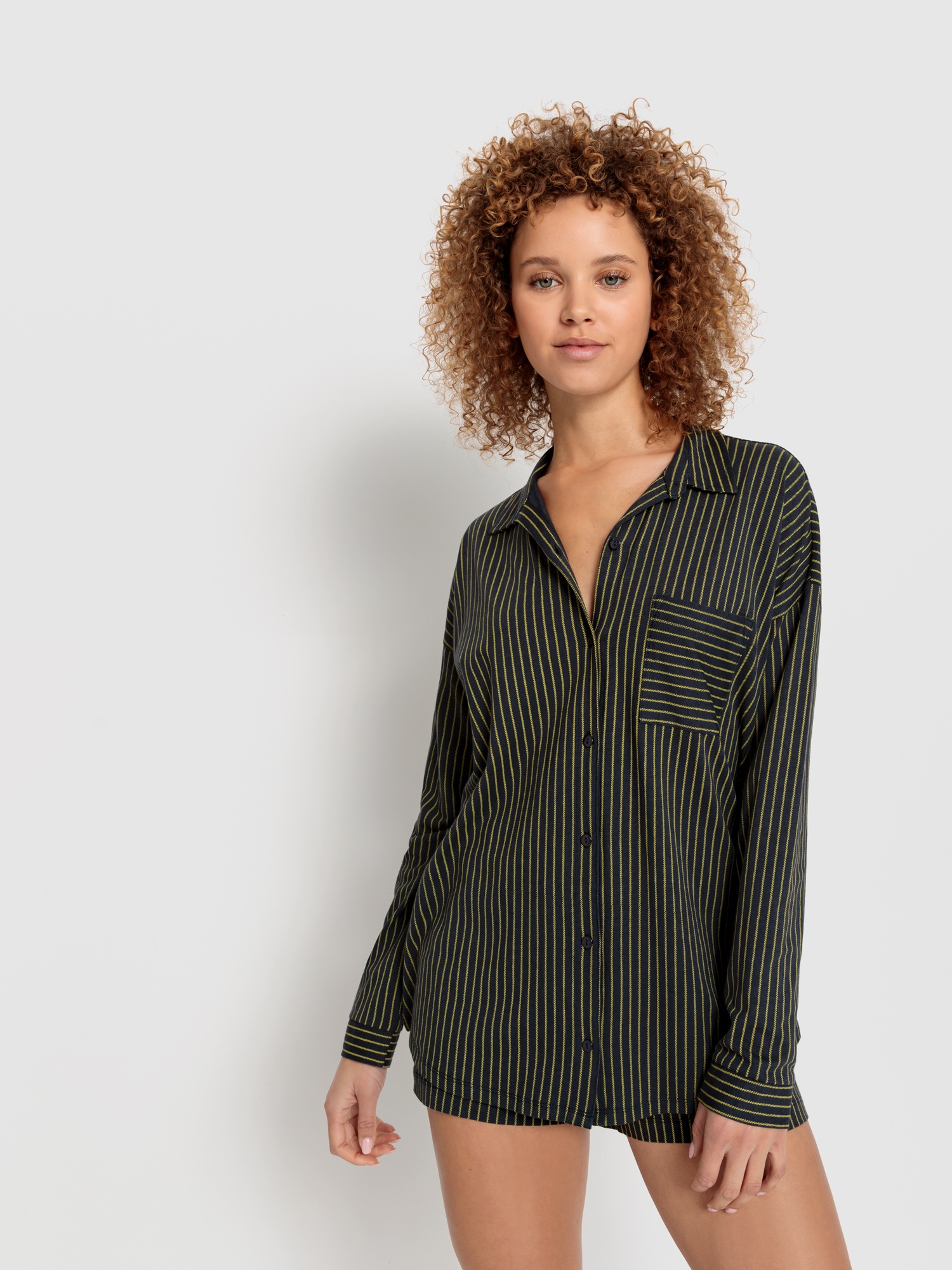 LSCN by LASCANA Shorty 2 tlg. mit Streifendruck