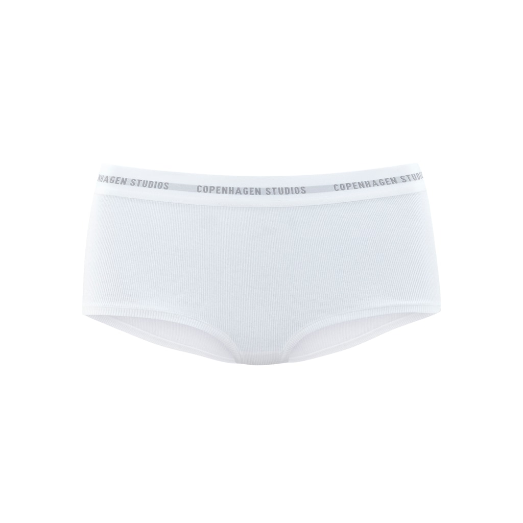 Copenhagen Studios Panty »mit softem Logobund«, (2er-Pack), aus gerippter Bio-Baumwollqualität