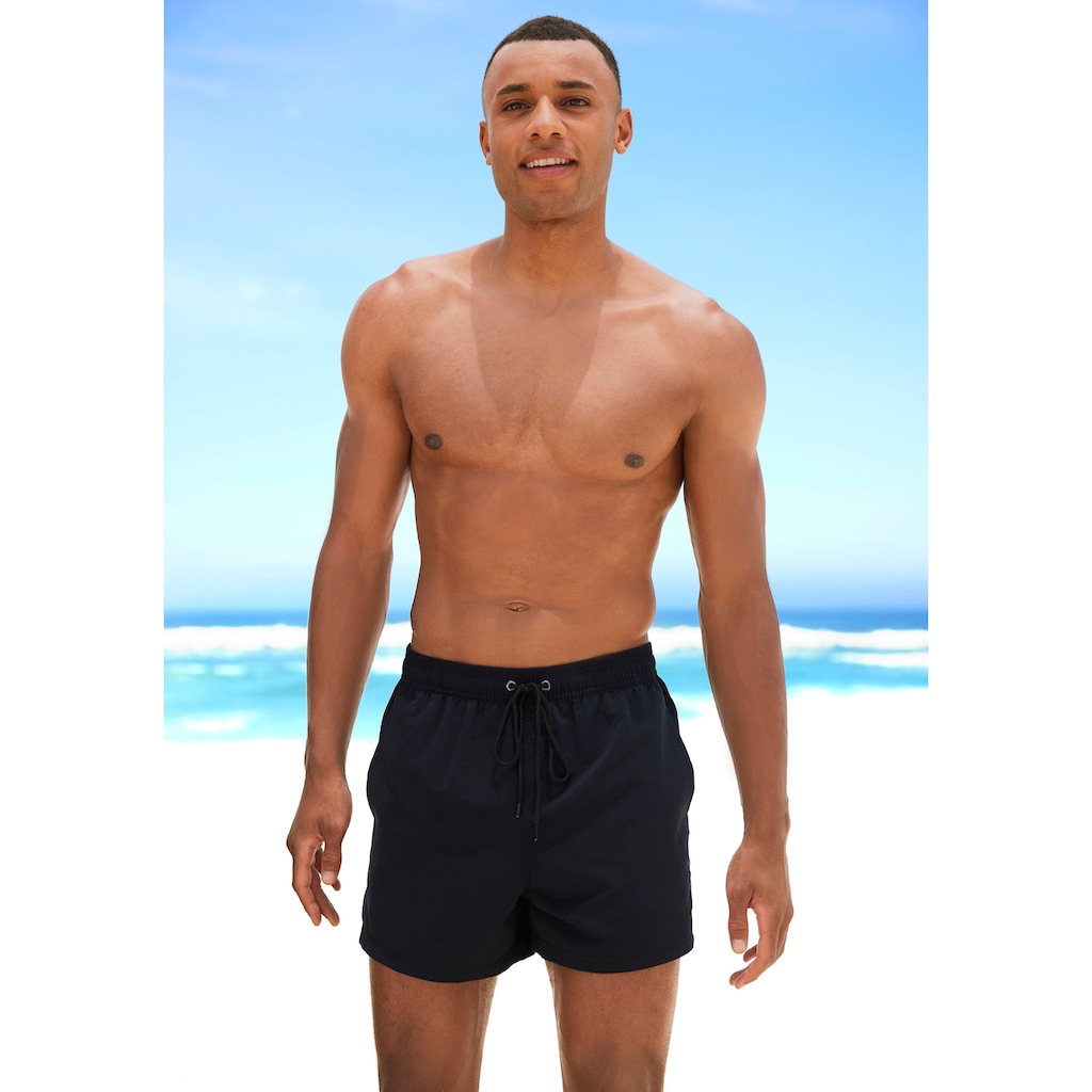 Venice Beach Badeshorts, mit grossem Markenschriftzug