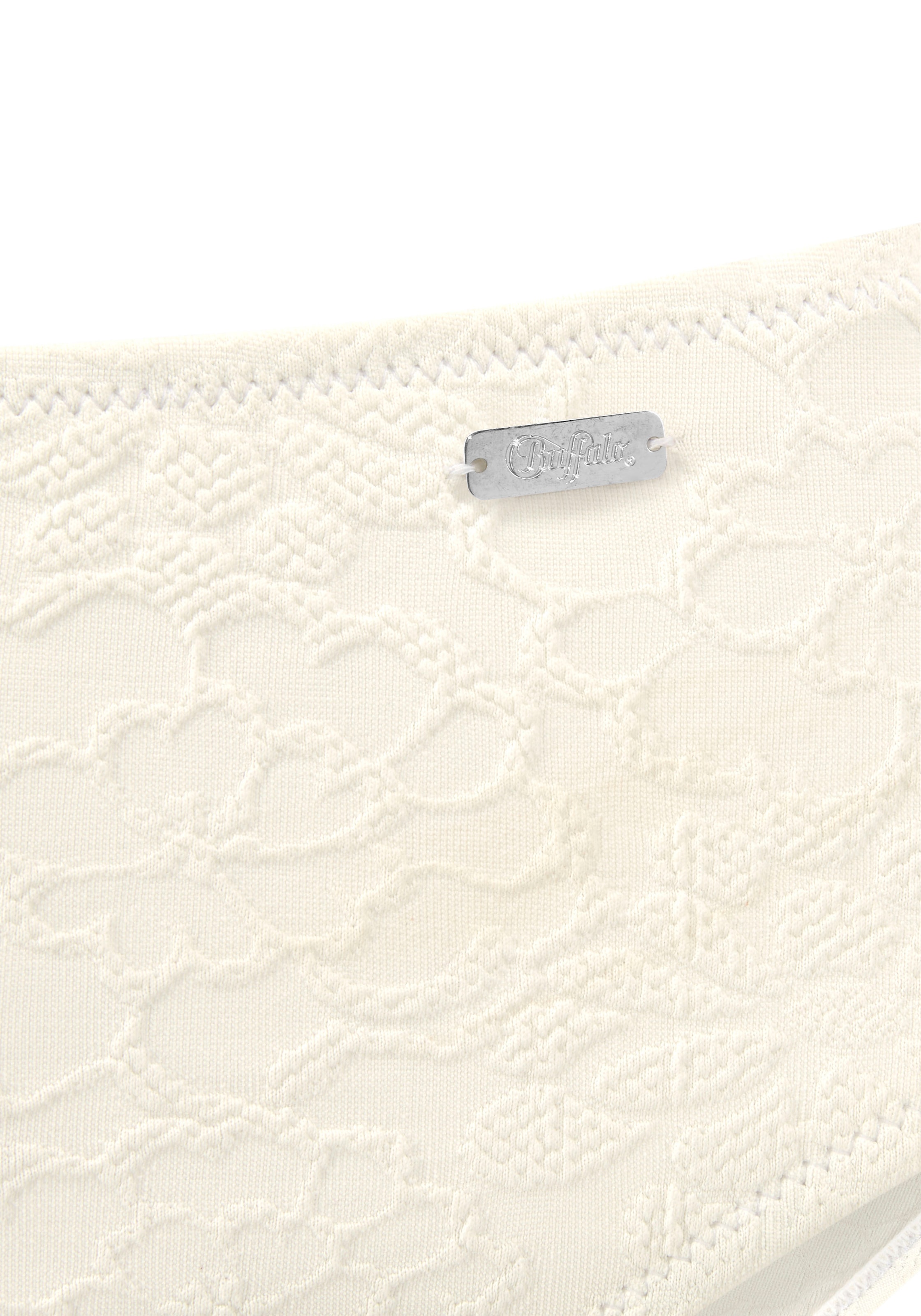 Buffalo Pantalon de bikini »Bubble« mit floralem Strukturmuster