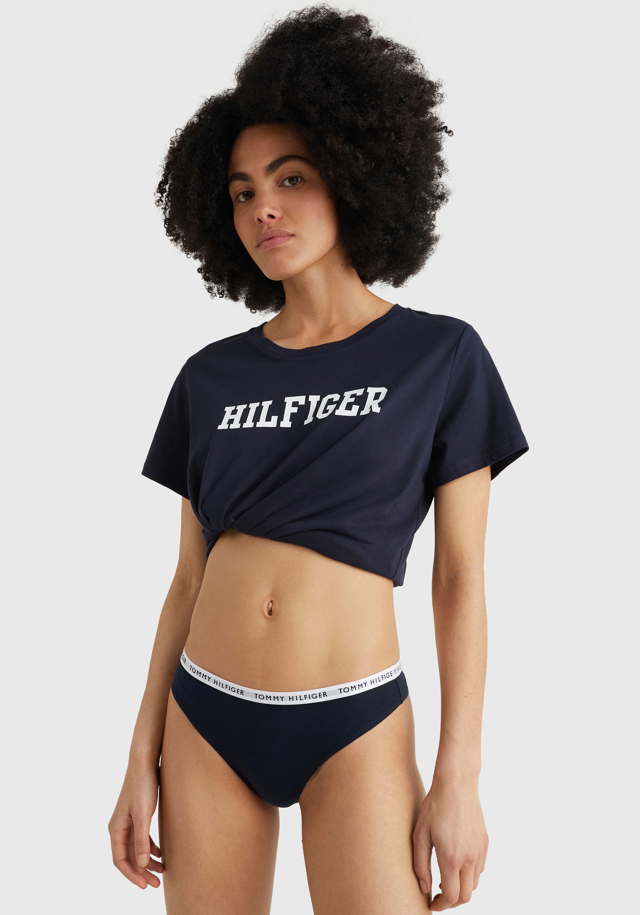 Tommy Hilfiger Underwear String 3 Stk. mit schmalem Logobündchen