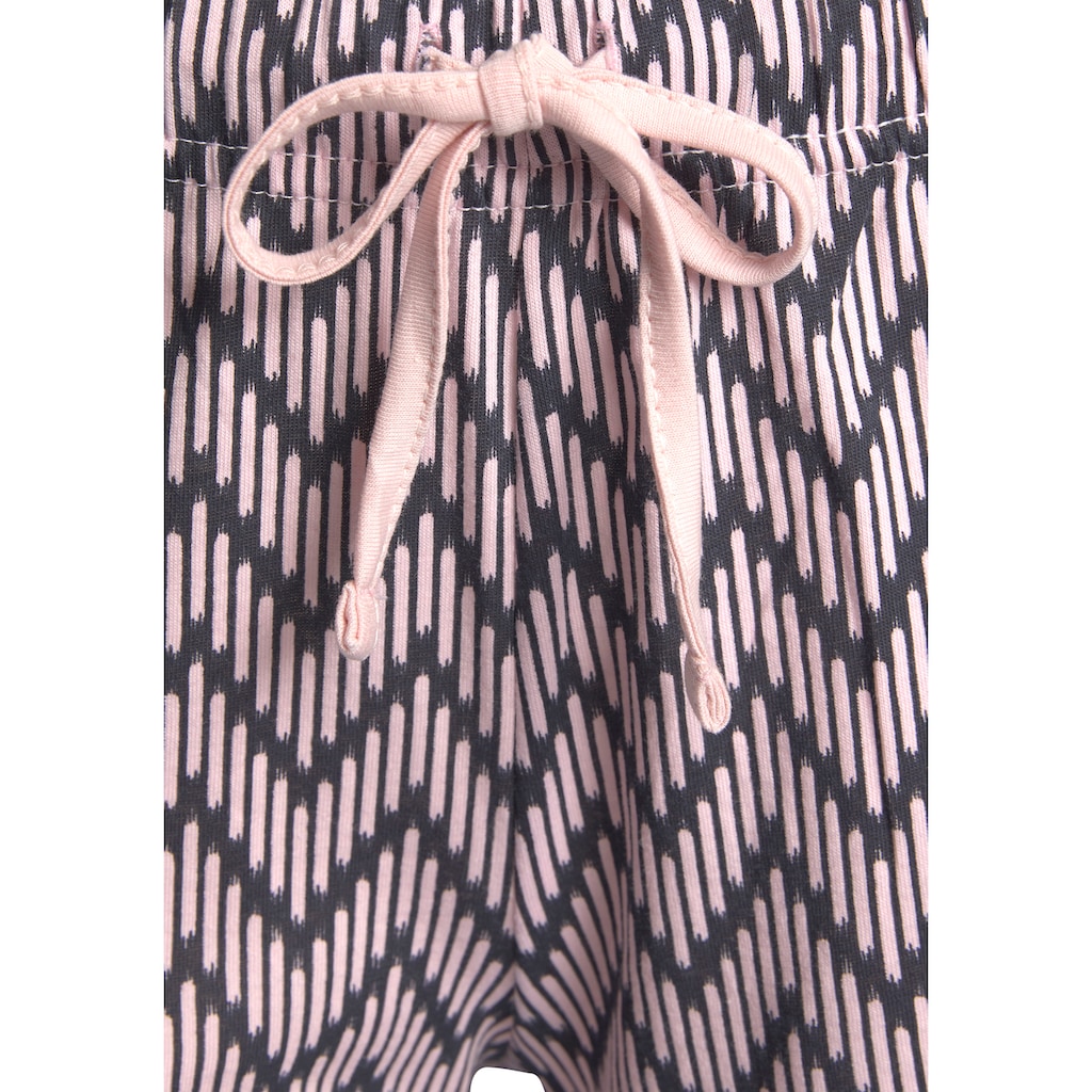 Vivance Dreams Shorty, (2 tlg.), mit gemusterter Schlafshorts