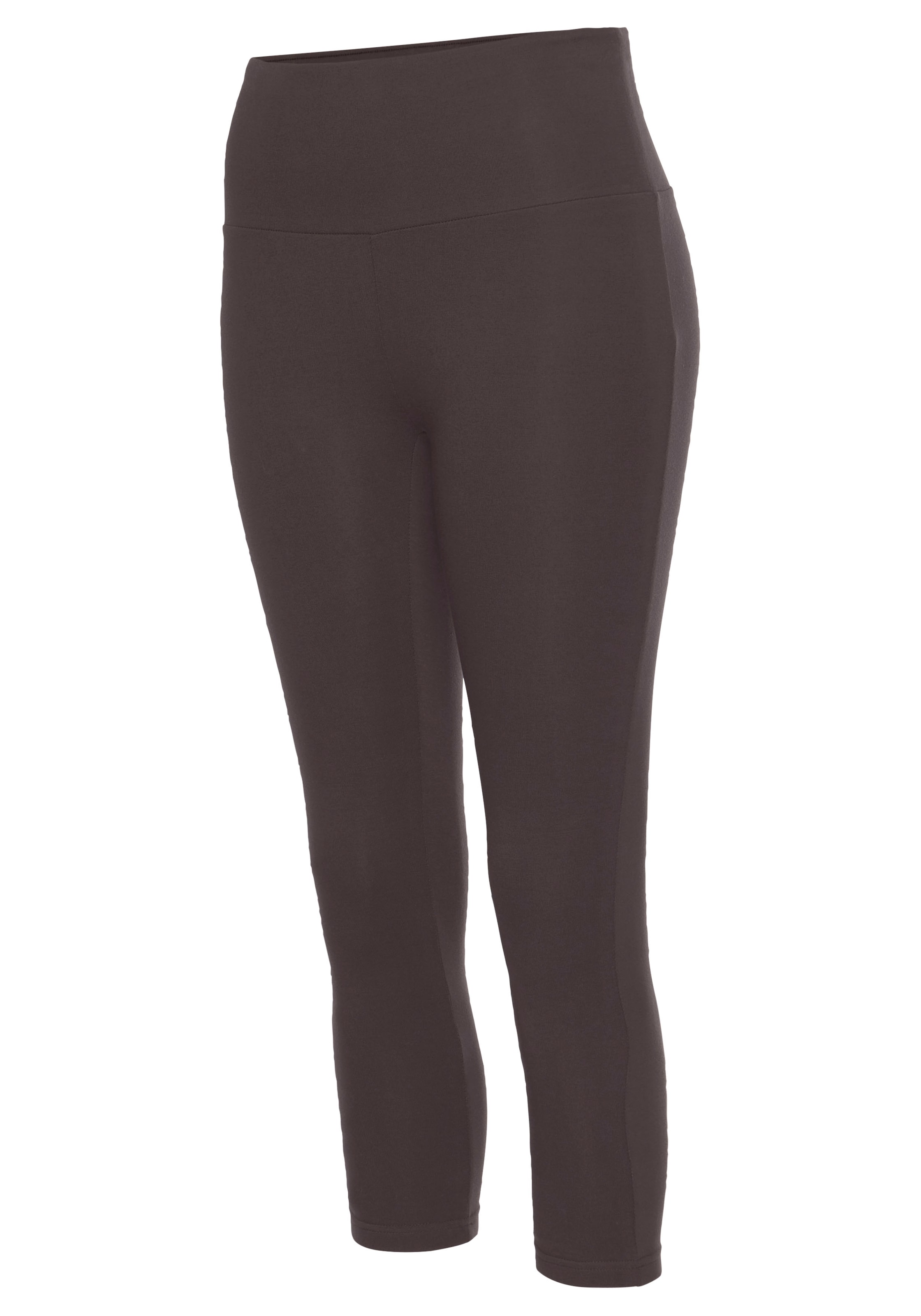 LASCANA Caprileggings, mit breitem weichem Bündchen, Loungewear