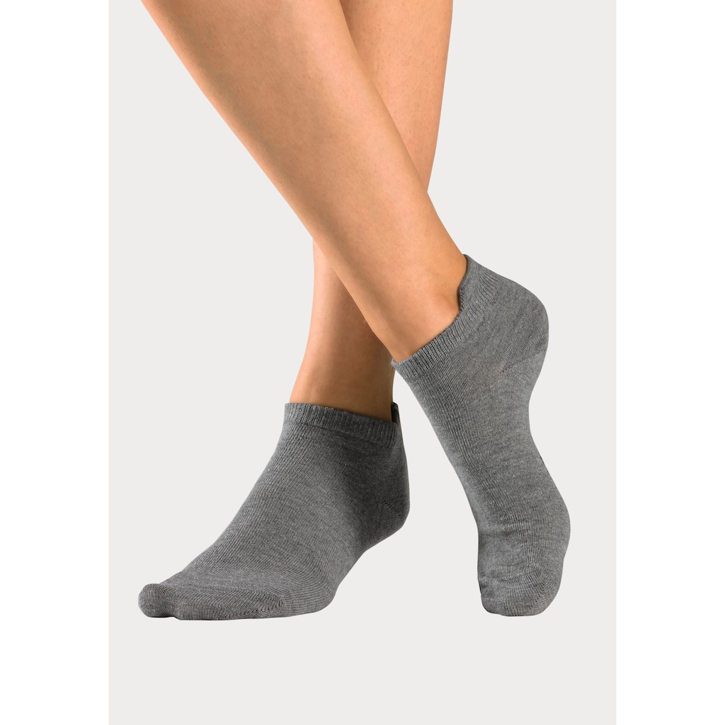 H.I.S Sneakersocken, (Packung, 8 Paar), mit verlängertem Bündchen hinten