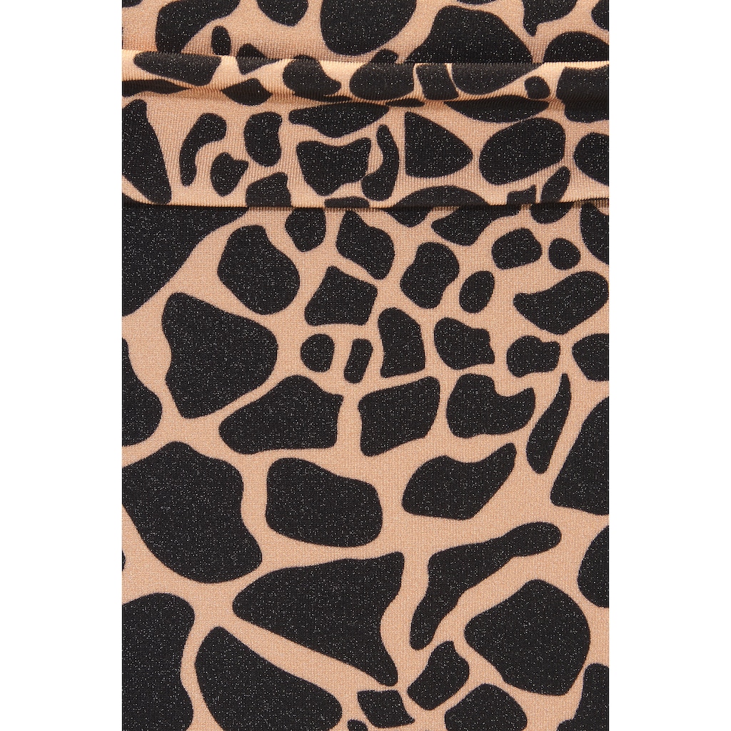 LASCANA Triangel-Bikini »Zaba«, Goldfarbene Zieraccessoires an Top und Hose