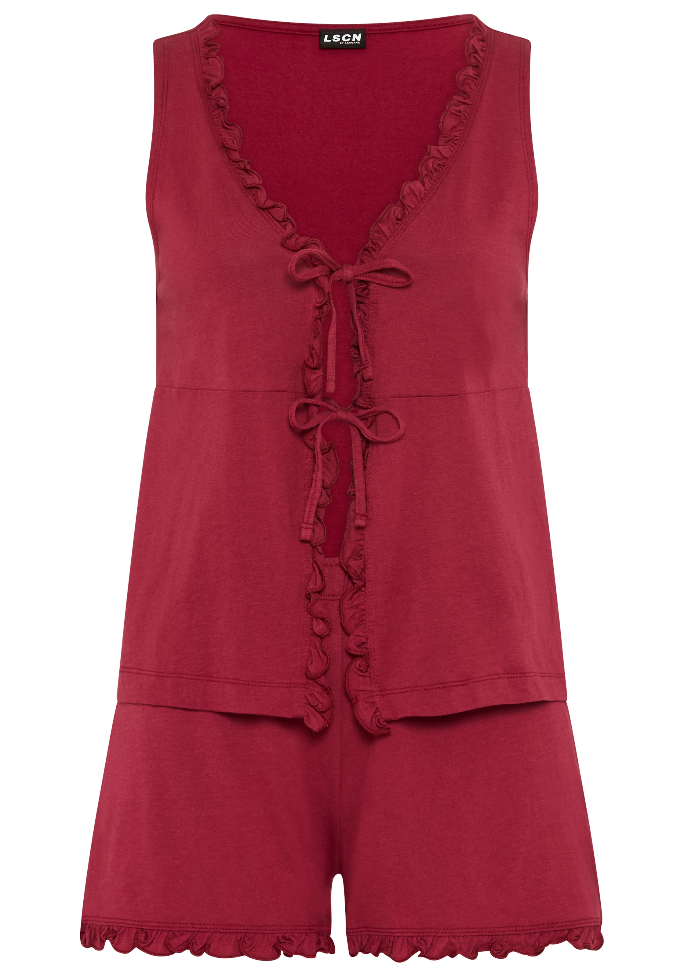 LSCN by LASCANA Shorty 2 mit süssem Chilli-Print