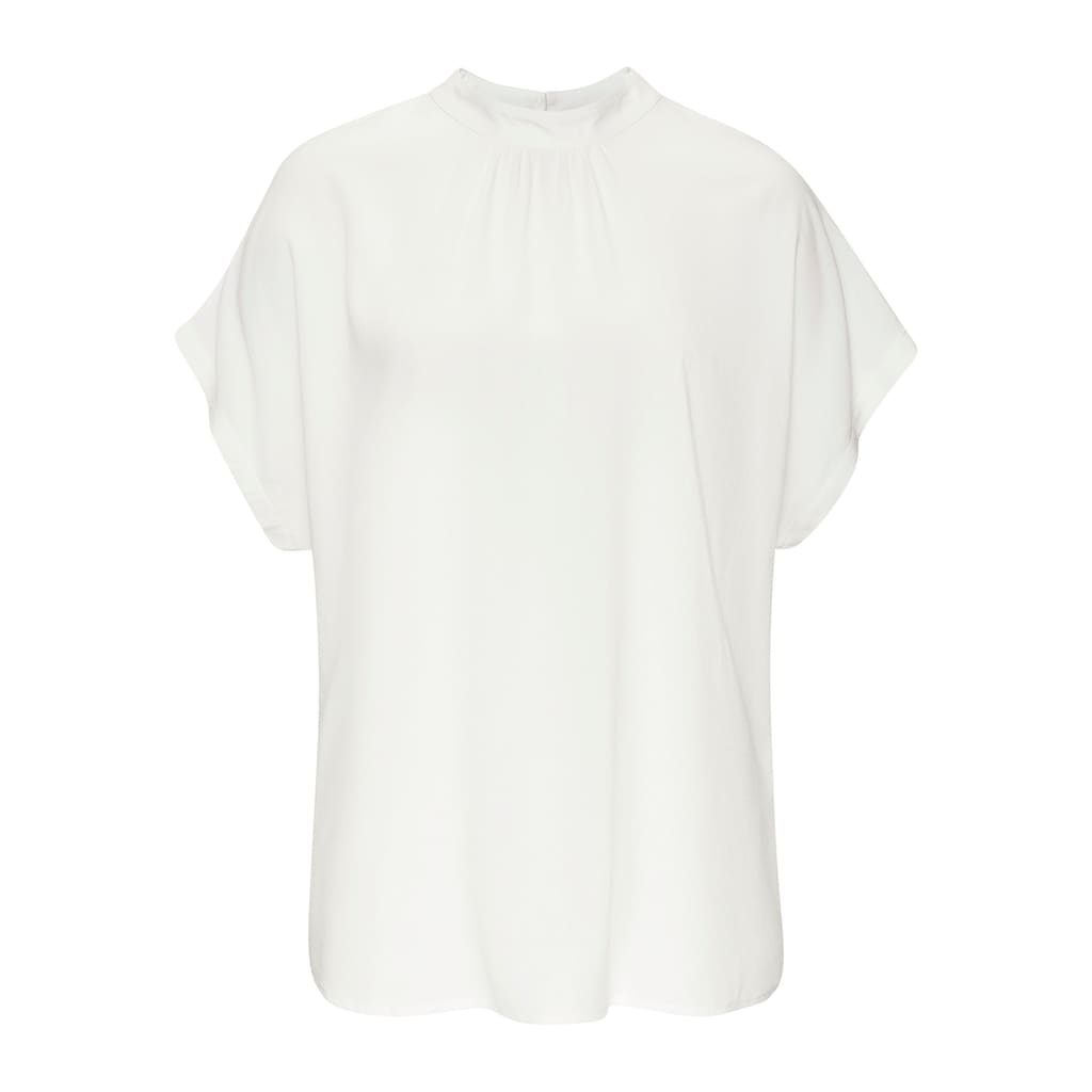 LASCANA Kurzarmbluse, in lockerer Passform, Damenbluse, sportlich elegant