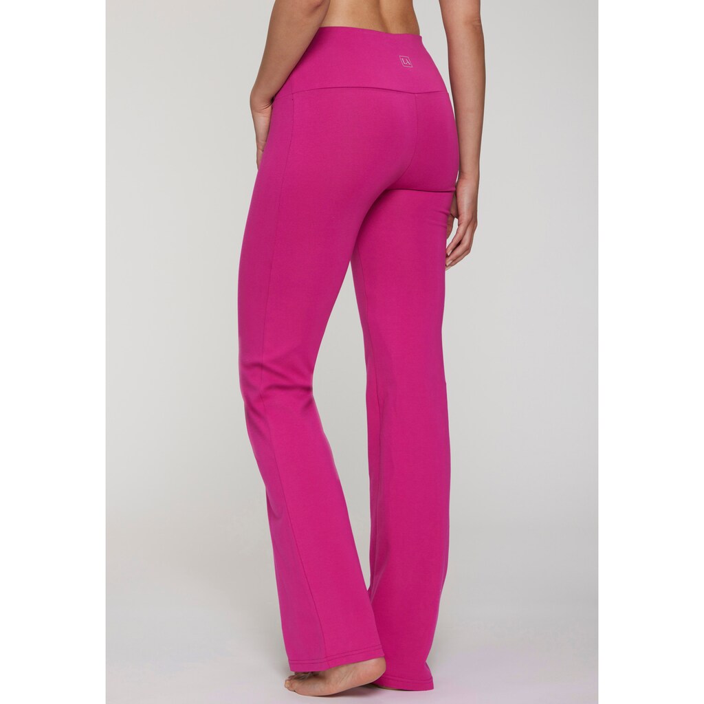 LASCANA ACTIVE Jazzpants, mit breitem Bündchen
