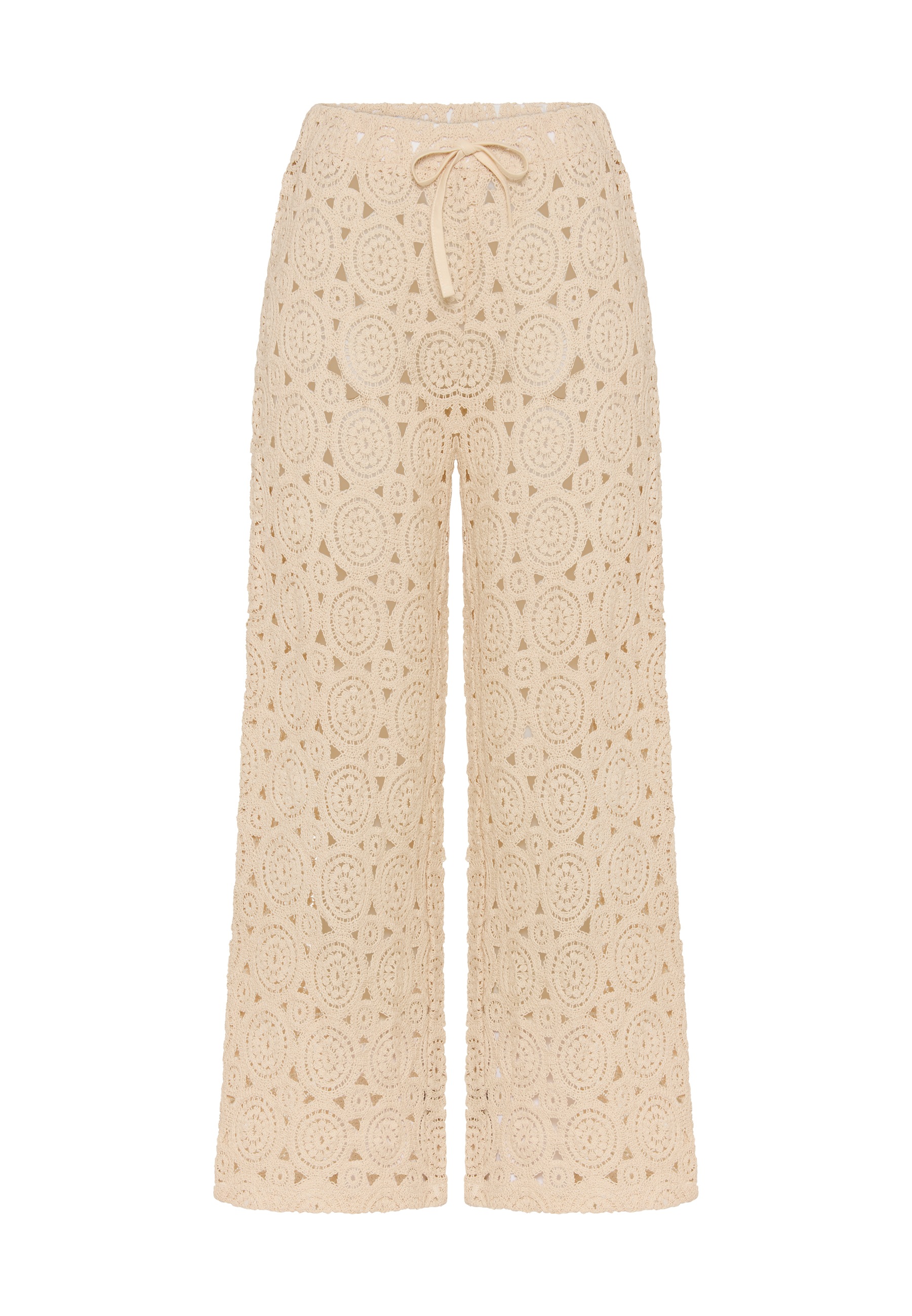 LSCN by LASCANA Pantalon de plage  aus weicher Häkelspitze mit Gummizugbund