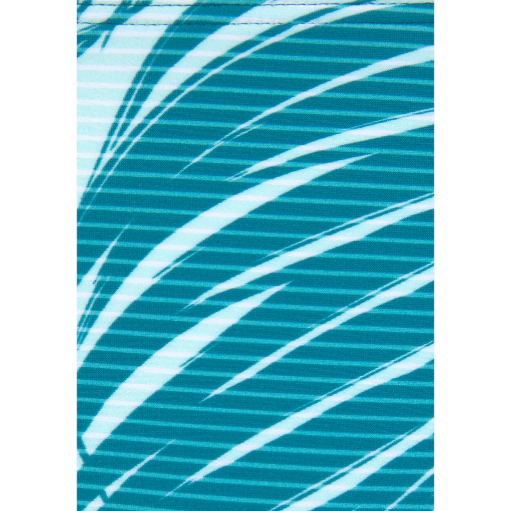 LASCANA ACTIVE Bikini-Hose »Coal«, im Mustermix aus Palmen und Streifen