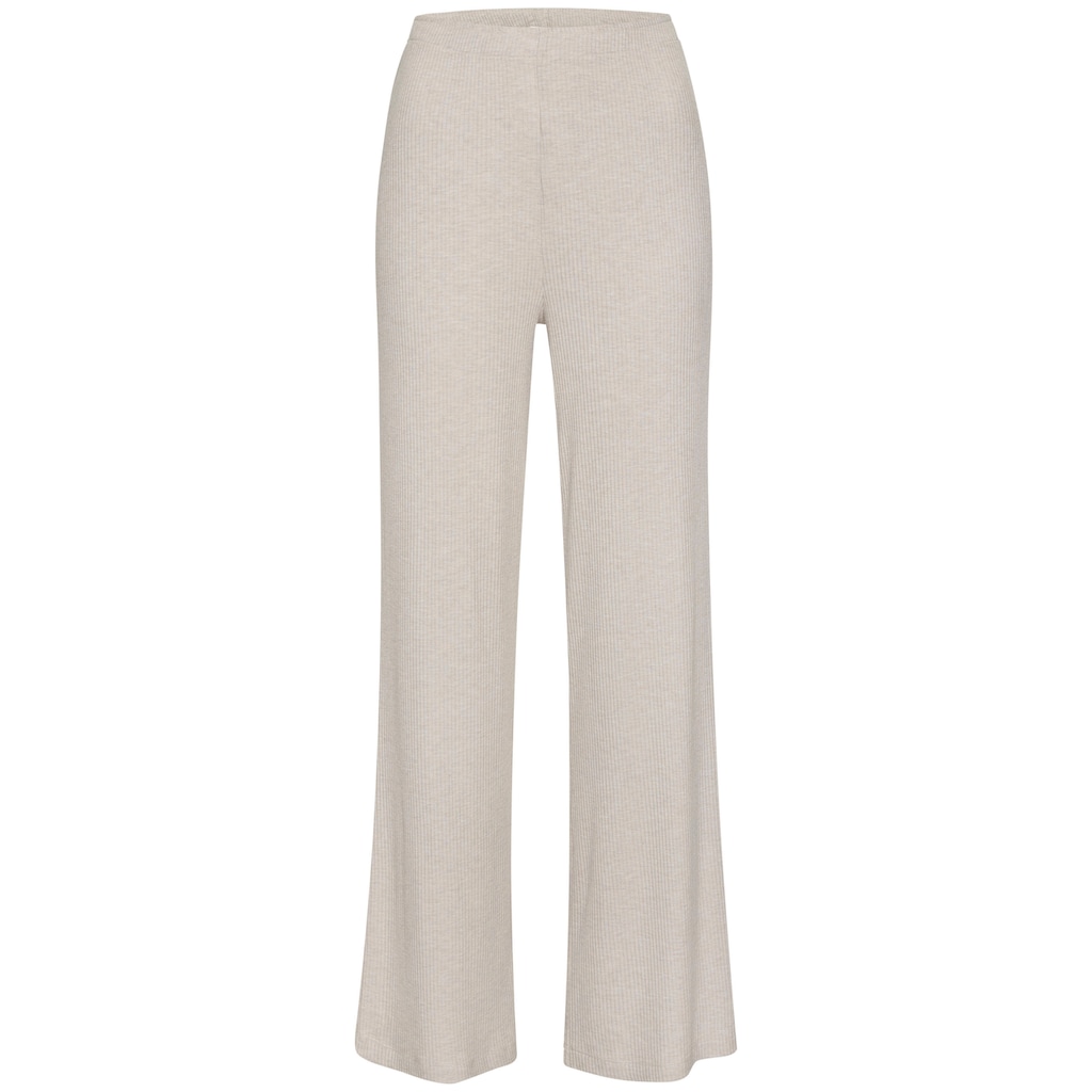 s.Oliver Pyjamahose, in elastischer Rippware