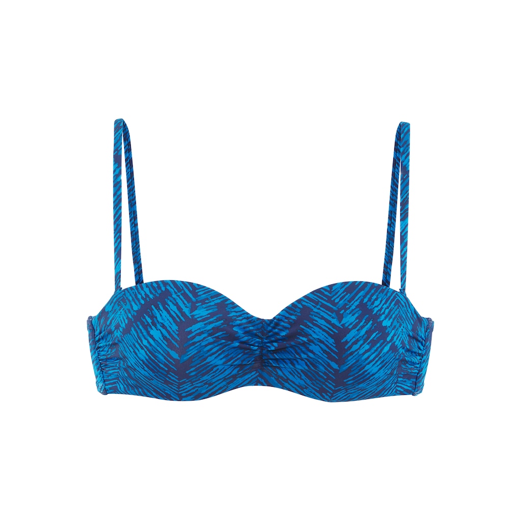 JETTE Bügel-Bandeau-Bikini-Top »Floretta«, in Ton in Ton-Harmonie