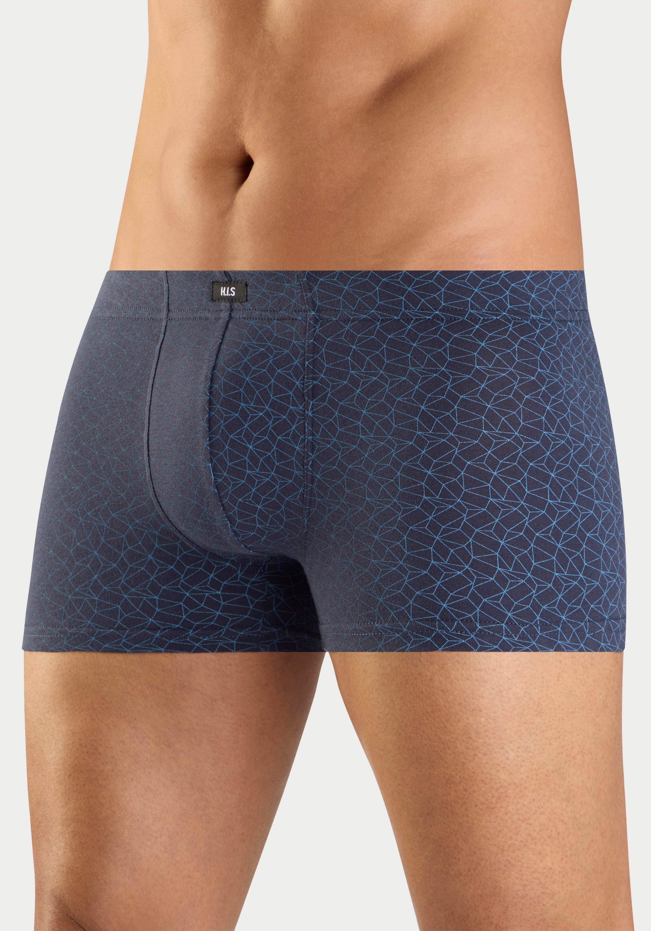 H.I.S Boxer »Boxershorts für Herren« Paquet, 5 cuis en qualité coton imprimé