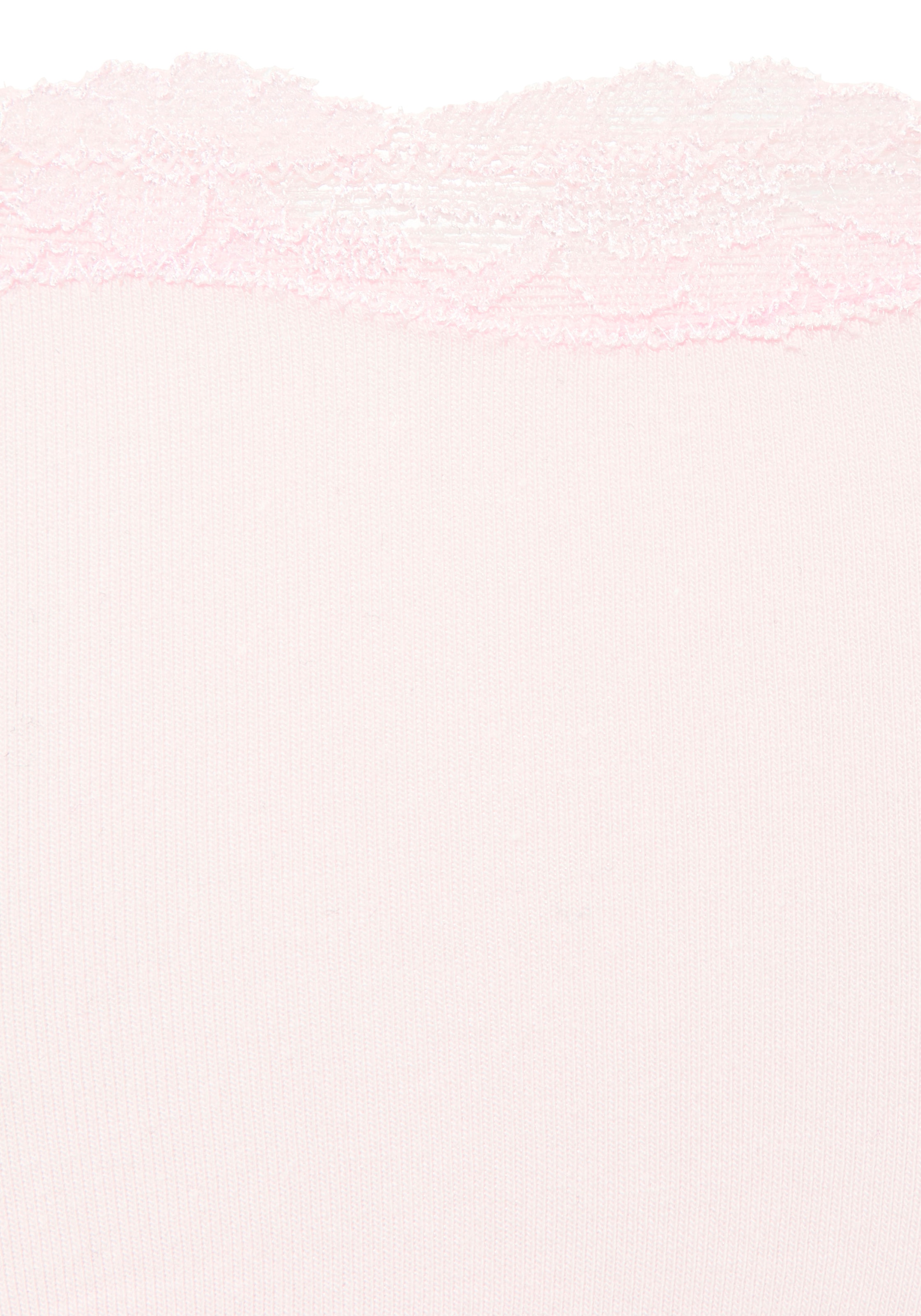 LASCANA String 3er-Pack,  aus elastischer Baumwolle mit zarter Spitze