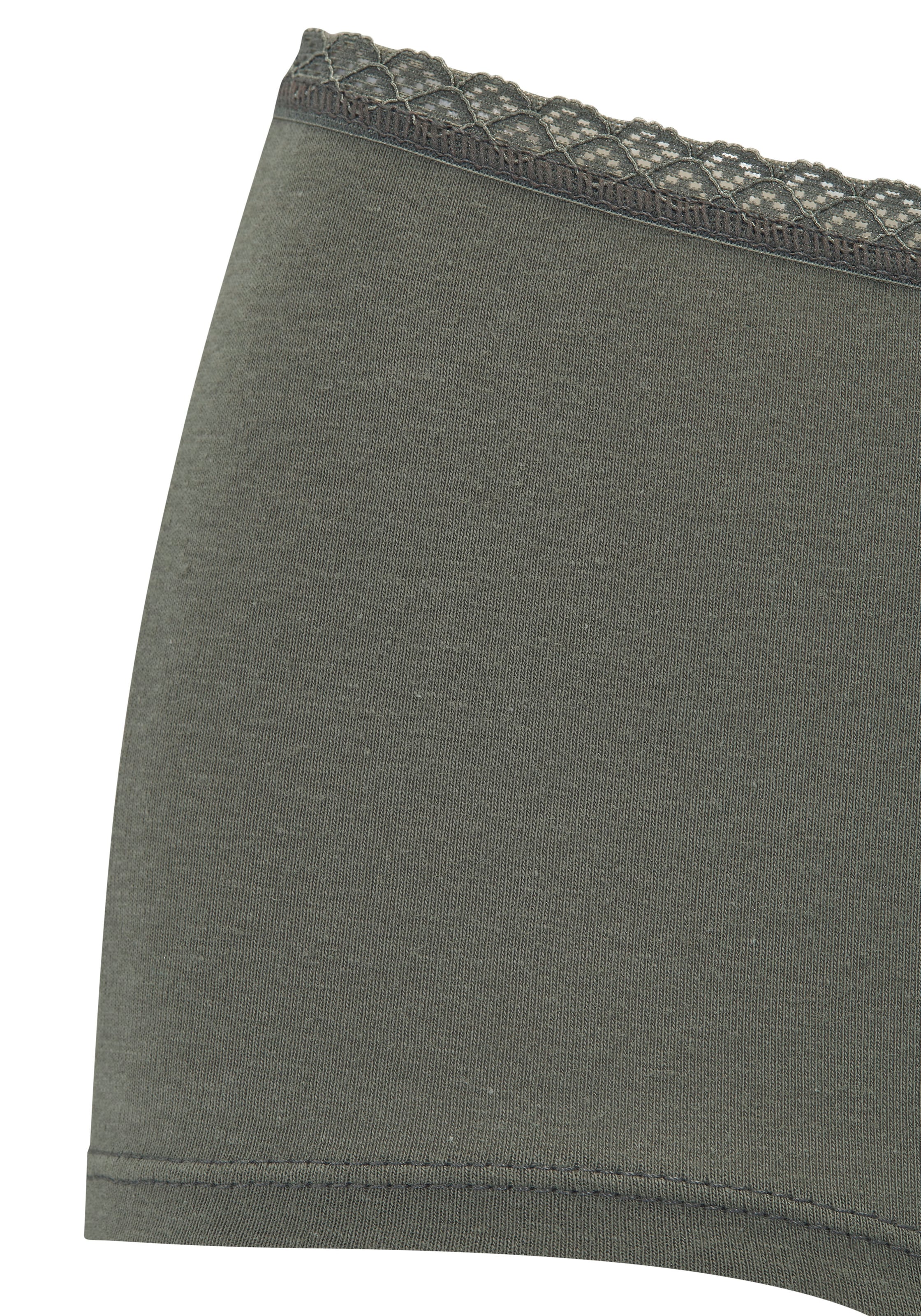 Vivance Panty 7er-Pack,  aus weicher Baumwollqualität mit feiner Spitzeneinfassung