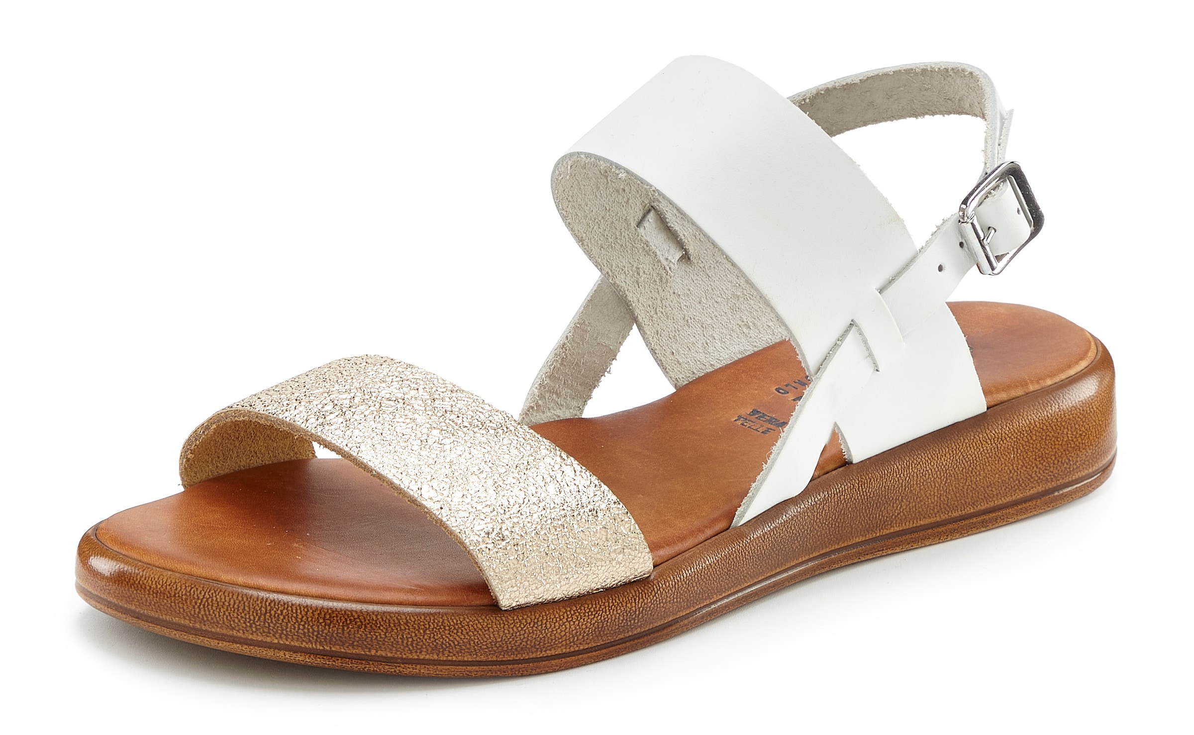 LASCANA Sandale »Sommerschuh, Riemchensandale, offener Schuh«  aus Leder