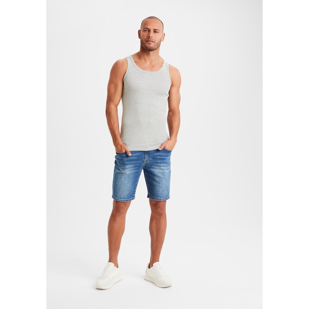 H.I.S Tanktop »Feinripp«, (Packung, 3 tlg.), ohne Seitennähte