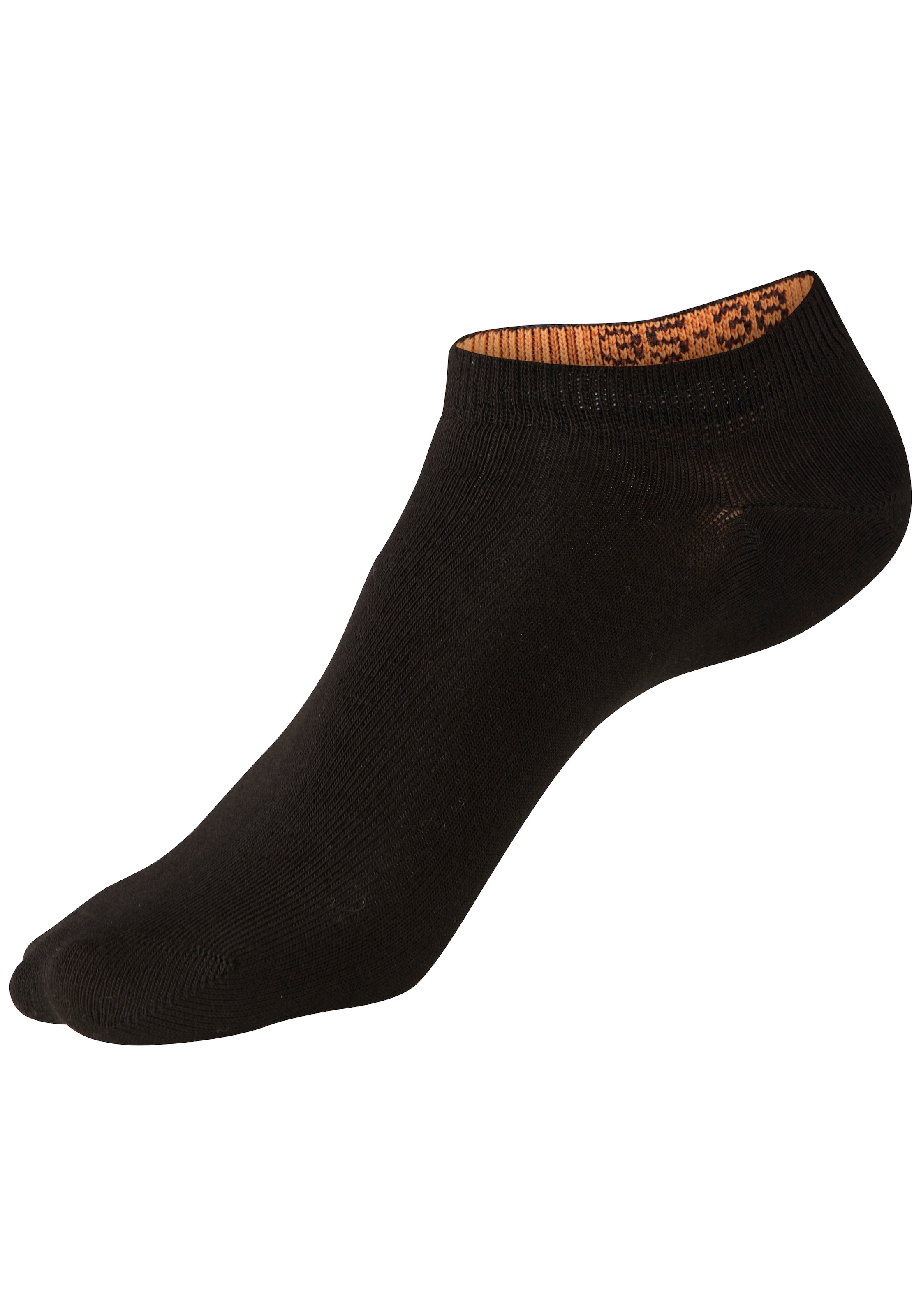 H.I.S Chaussettes de baskets »für Damen und Herren, perfekt zu sortieren, mit farbigen Innenbündchen« Boîte, 20 Couple tlg. dans une boîte cadeau pratique pour le travail et les loisirs