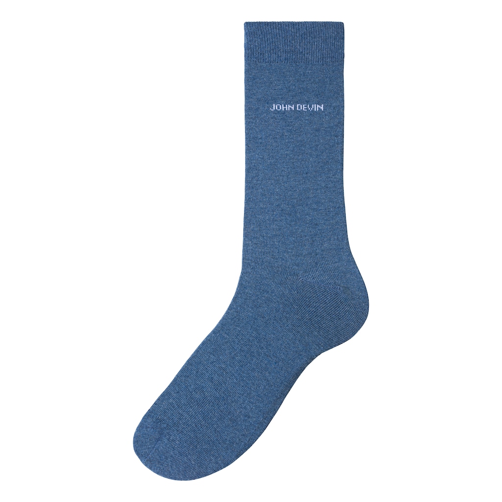 John Devin Basicsocken, (Packung, 7 Paar), für jeden Tag