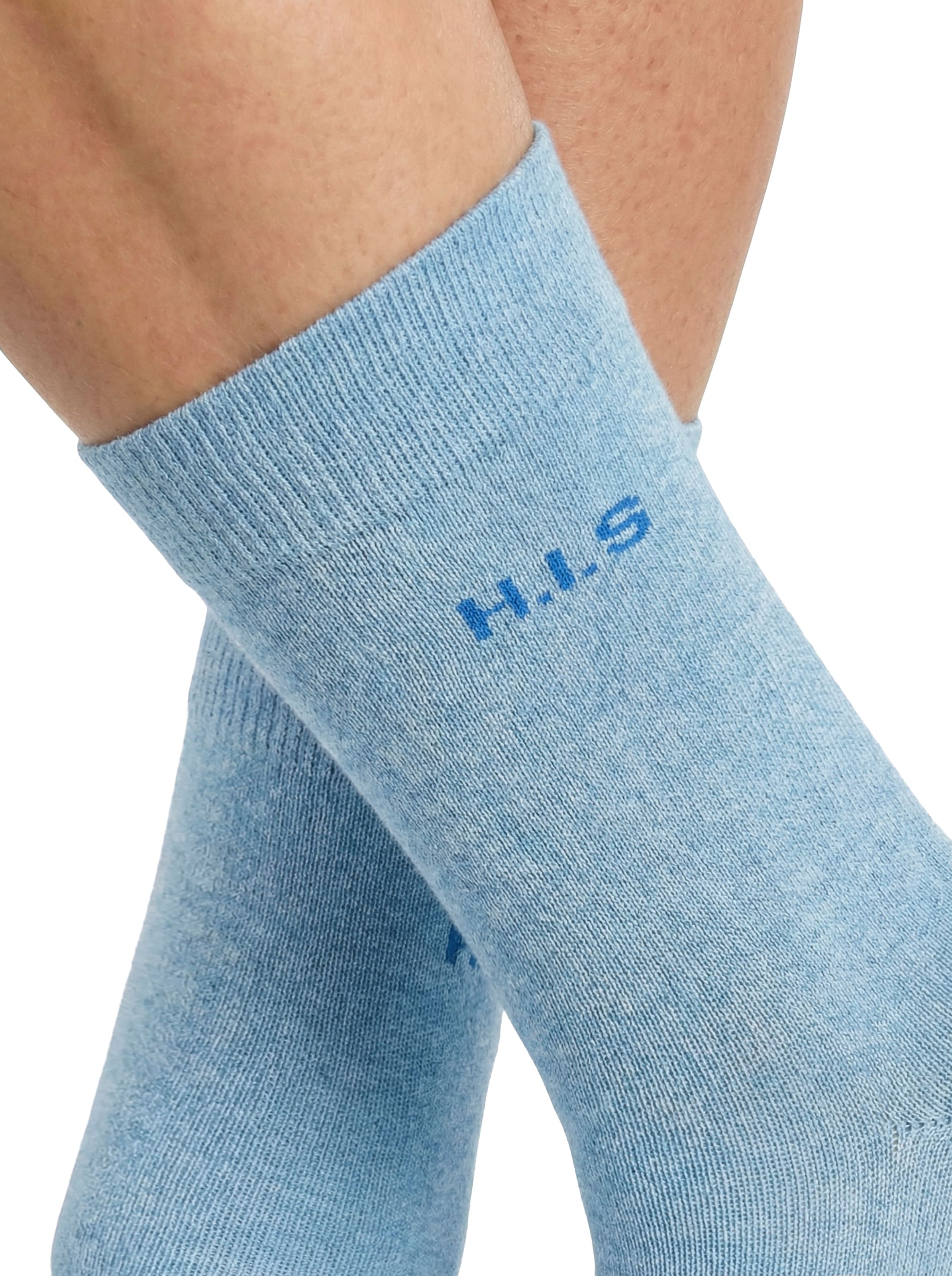 H.I.S Chaussettes basiques »Für Job und Freizeit« Paquet, 6 Couple tlg. avec semelle en éponge douce