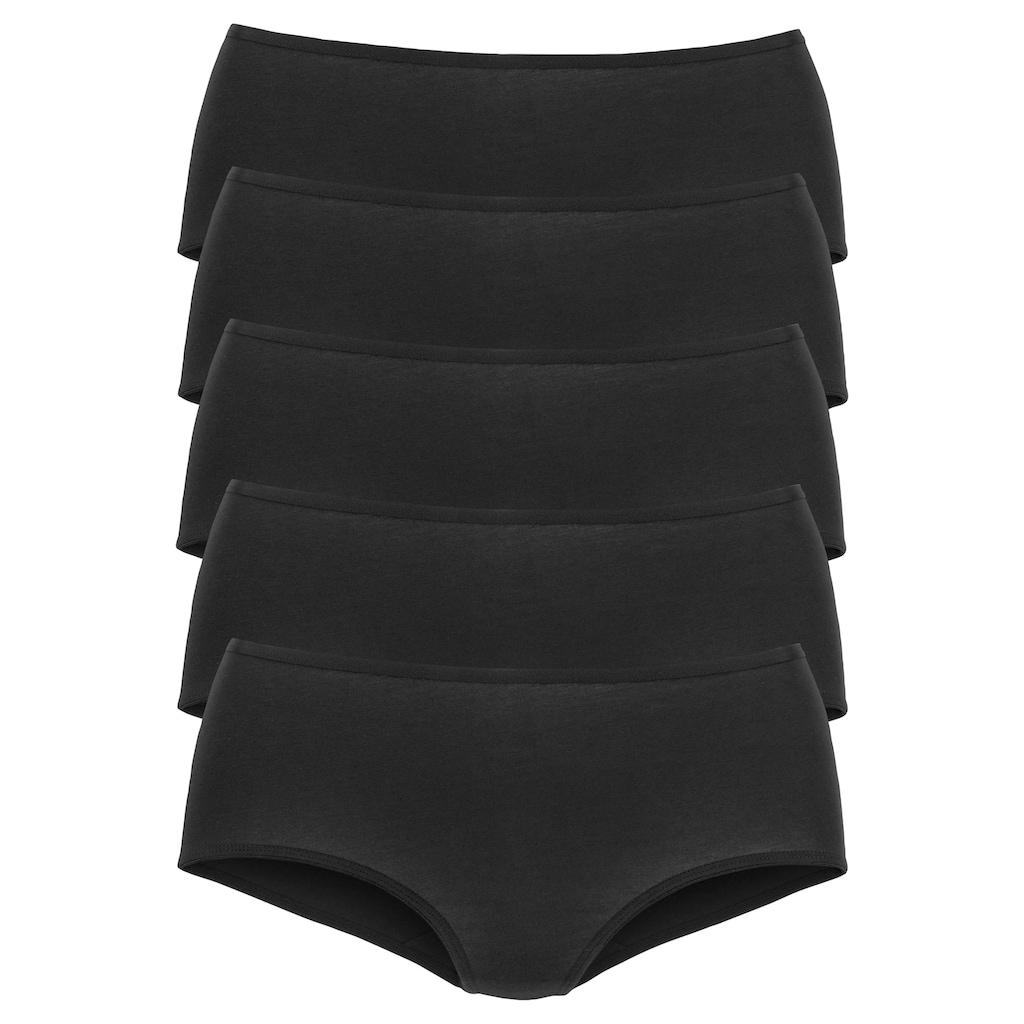 Vivance Taillenslip, (5er-Pack), aus elastischer Baumwoll-Qualität