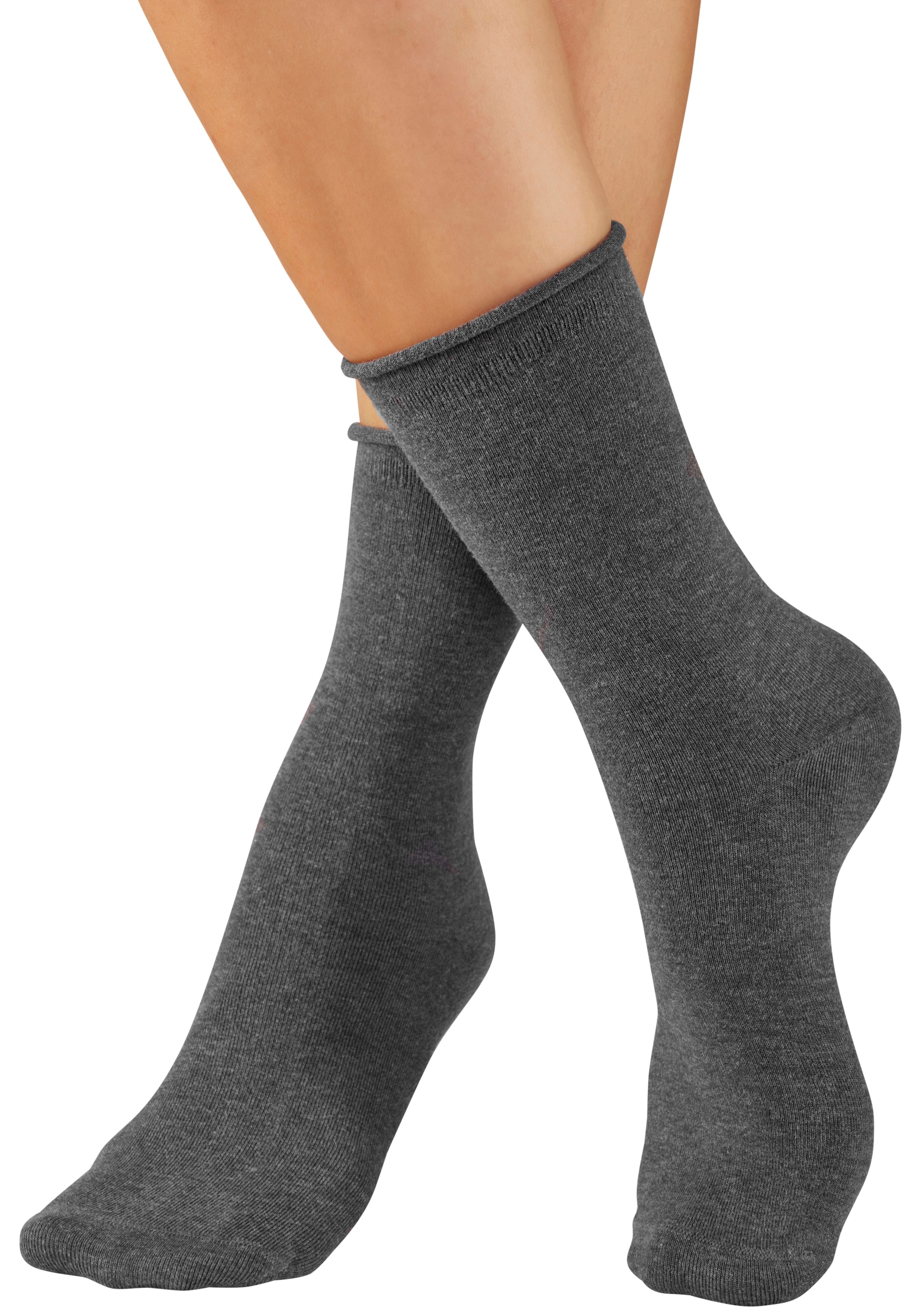 H.I.S Chaussettes basiques Paquet, 3 Couple tlg. mit extra weicher Viskose