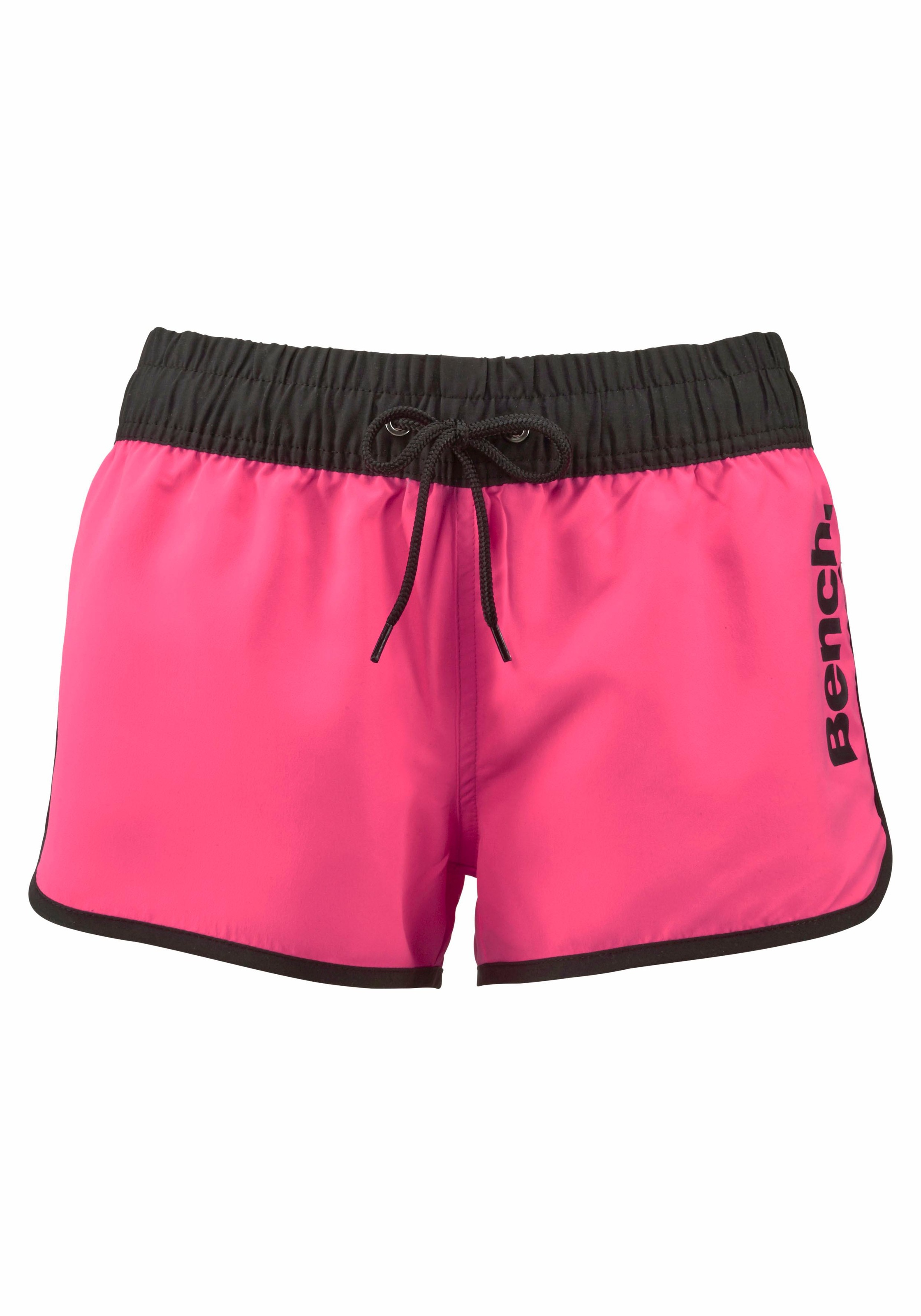 Bench. Badeshorts aus Microfaser, mit Aussenkordel, mit Gesässtasche, mit Klettverschluss
